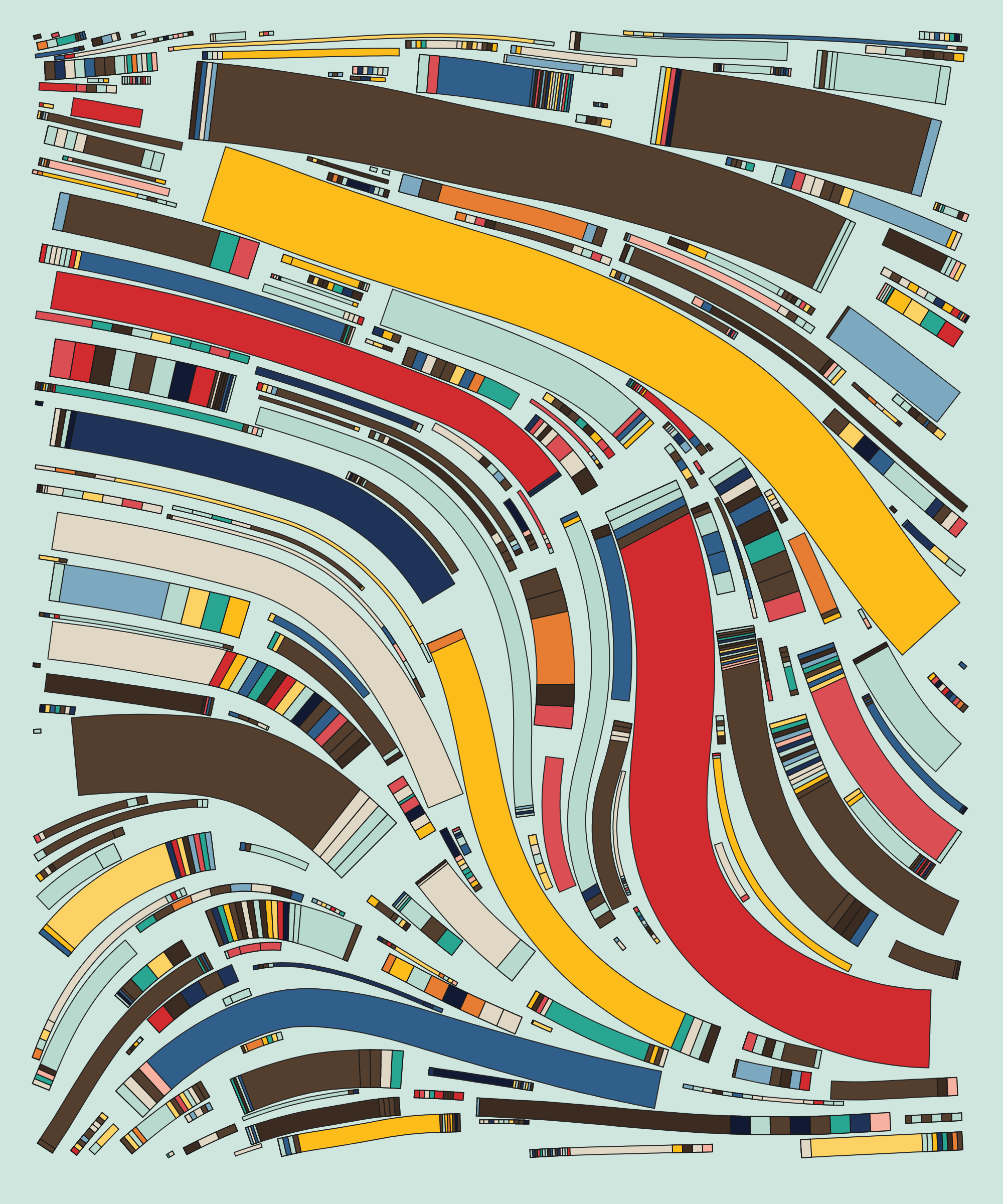 Art Blocks - Art Blocks v2 - Fidenza #71 - NFT # 78000071