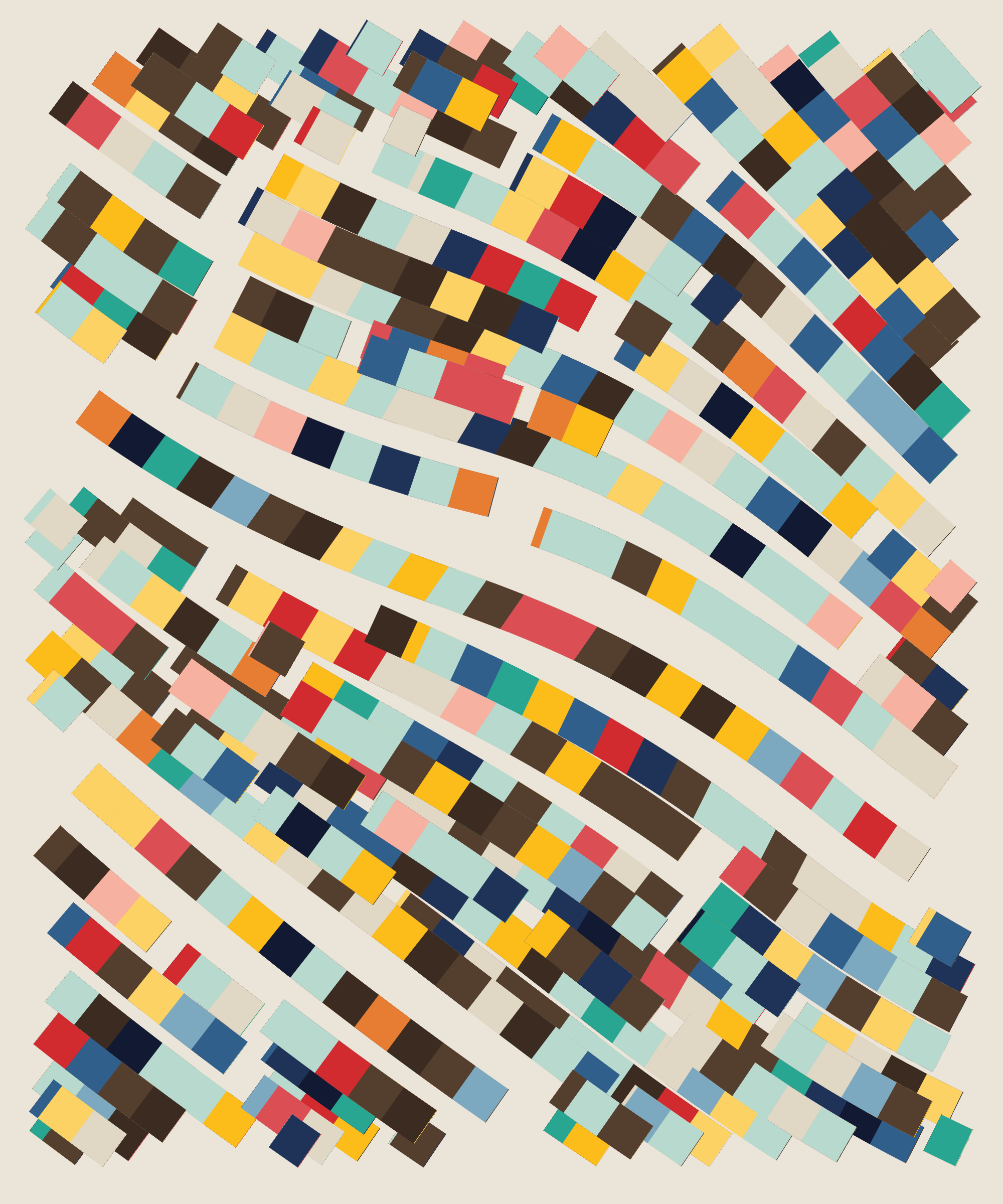 Art Blocks - Art Blocks v2 - Fidenza #104 - NFT # 78000104