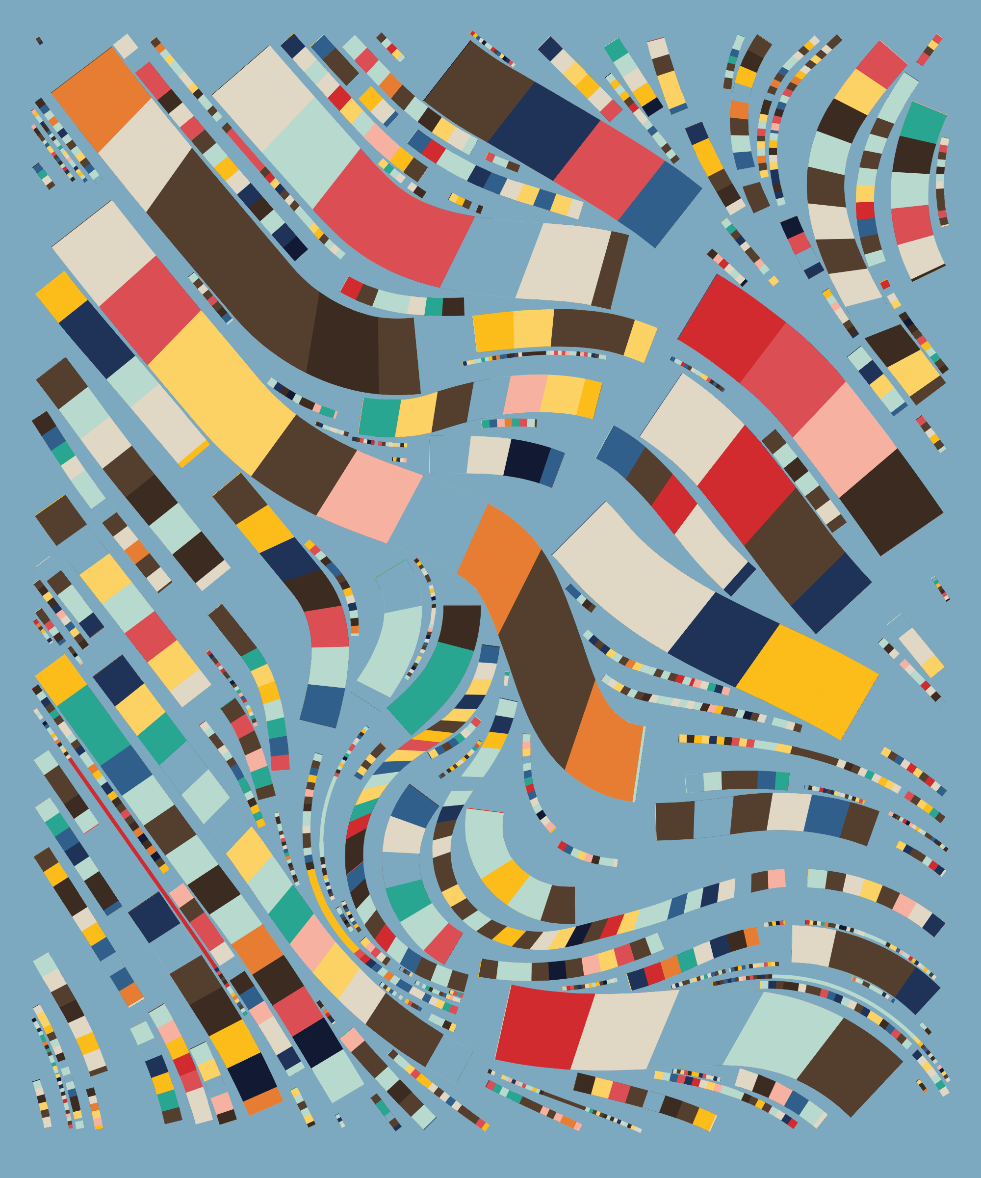 Art Blocks - Art Blocks v2 - Fidenza #118 - NFT # 78000118