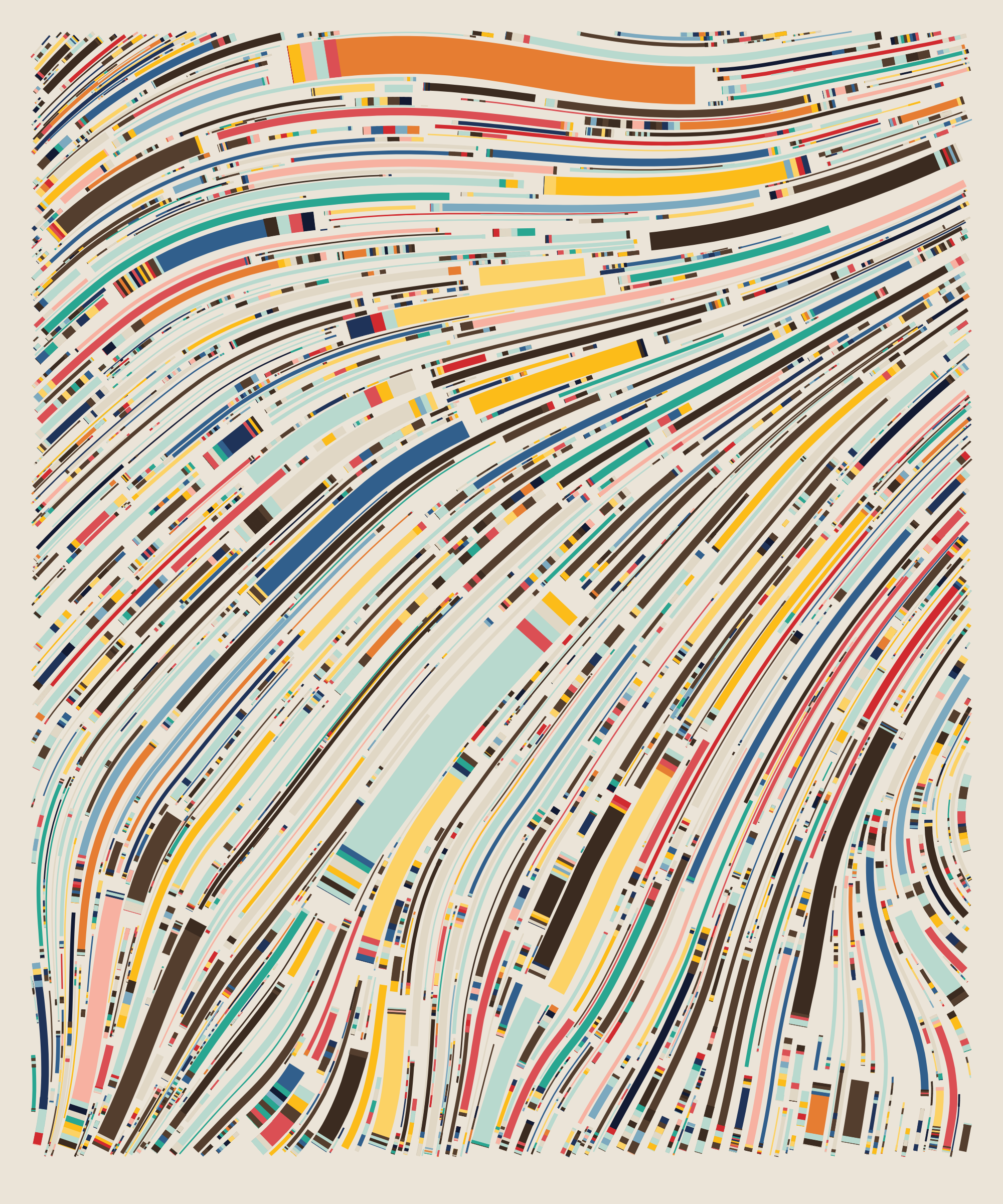 Art Blocks - Art Blocks v2 - Fidenza #129 - NFT # 78000129