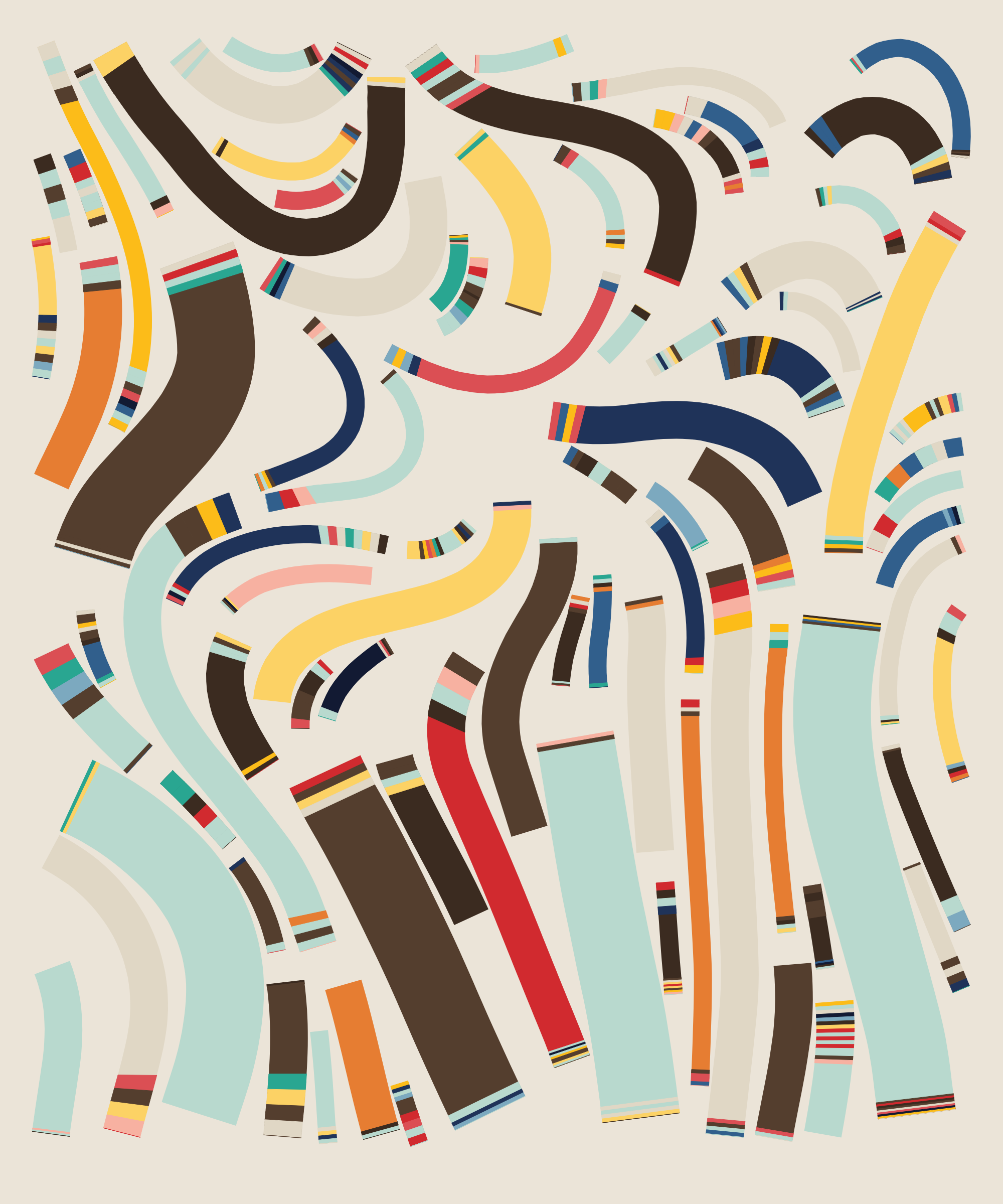 Art Blocks - Art Blocks v2 - Fidenza #131 - NFT # 78000131