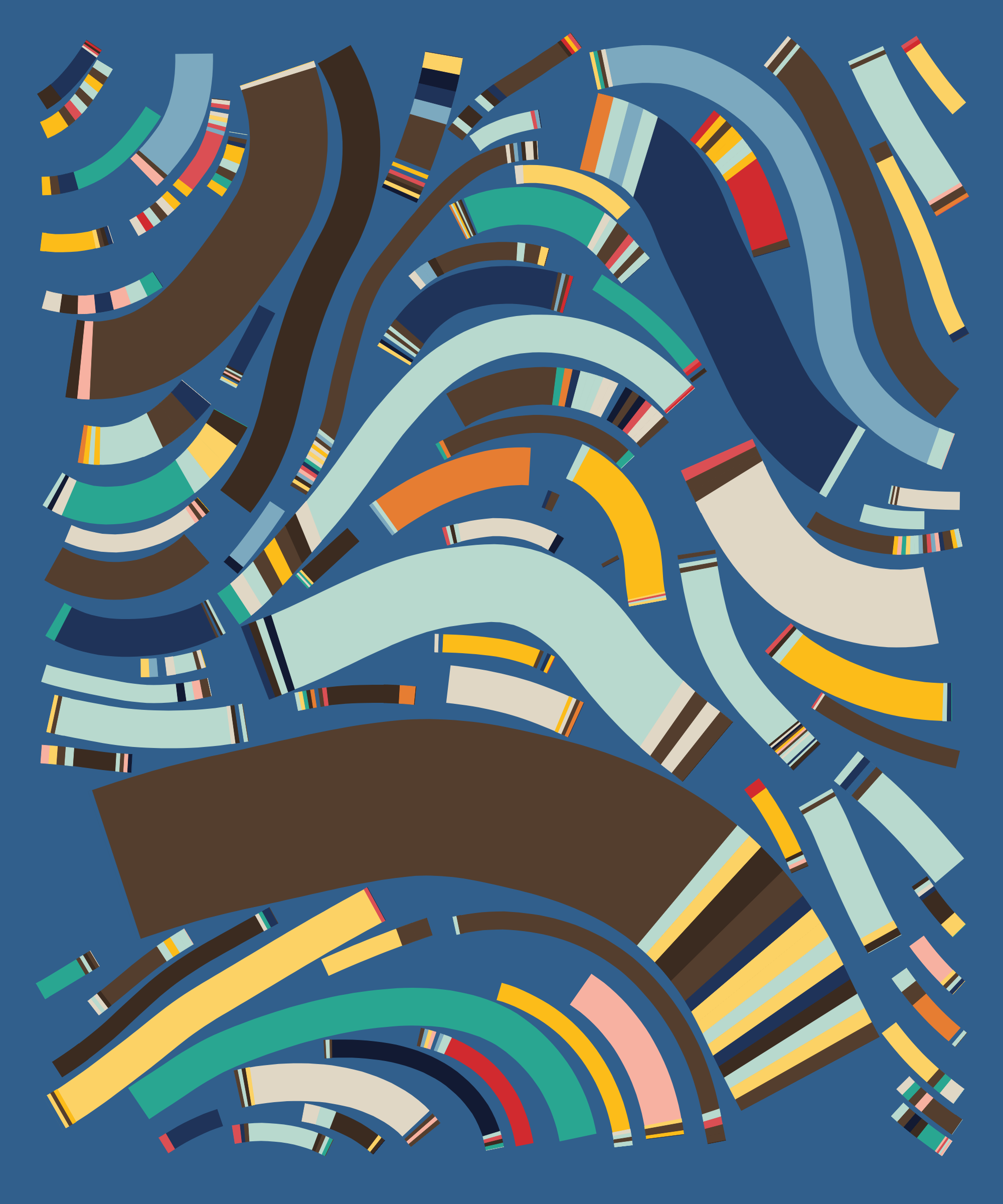 Art Blocks - Art Blocks v2 - Fidenza #142 - NFT # 78000142