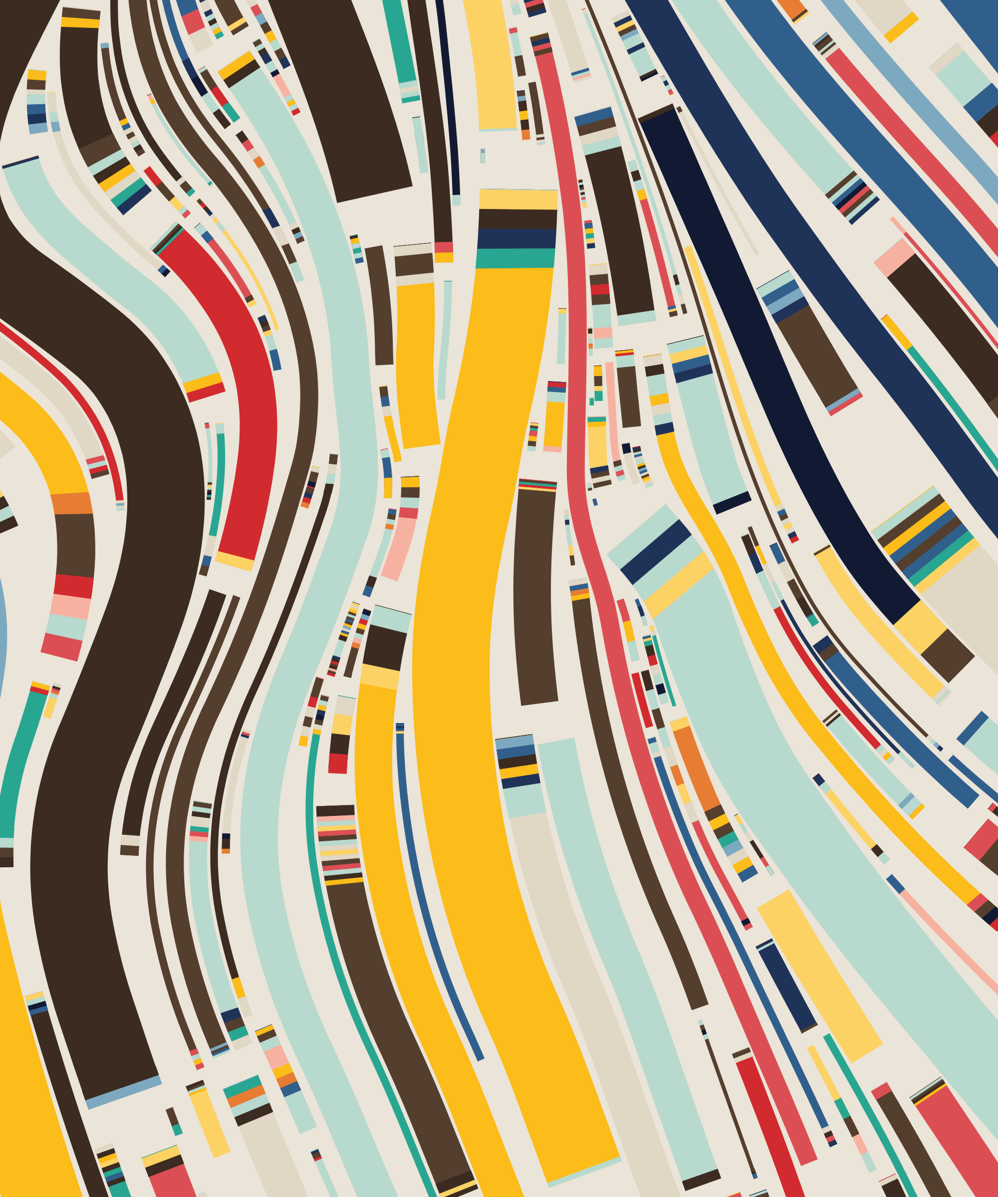 Art Blocks - Art Blocks v2 - Fidenza #153 - NFT # 78000153