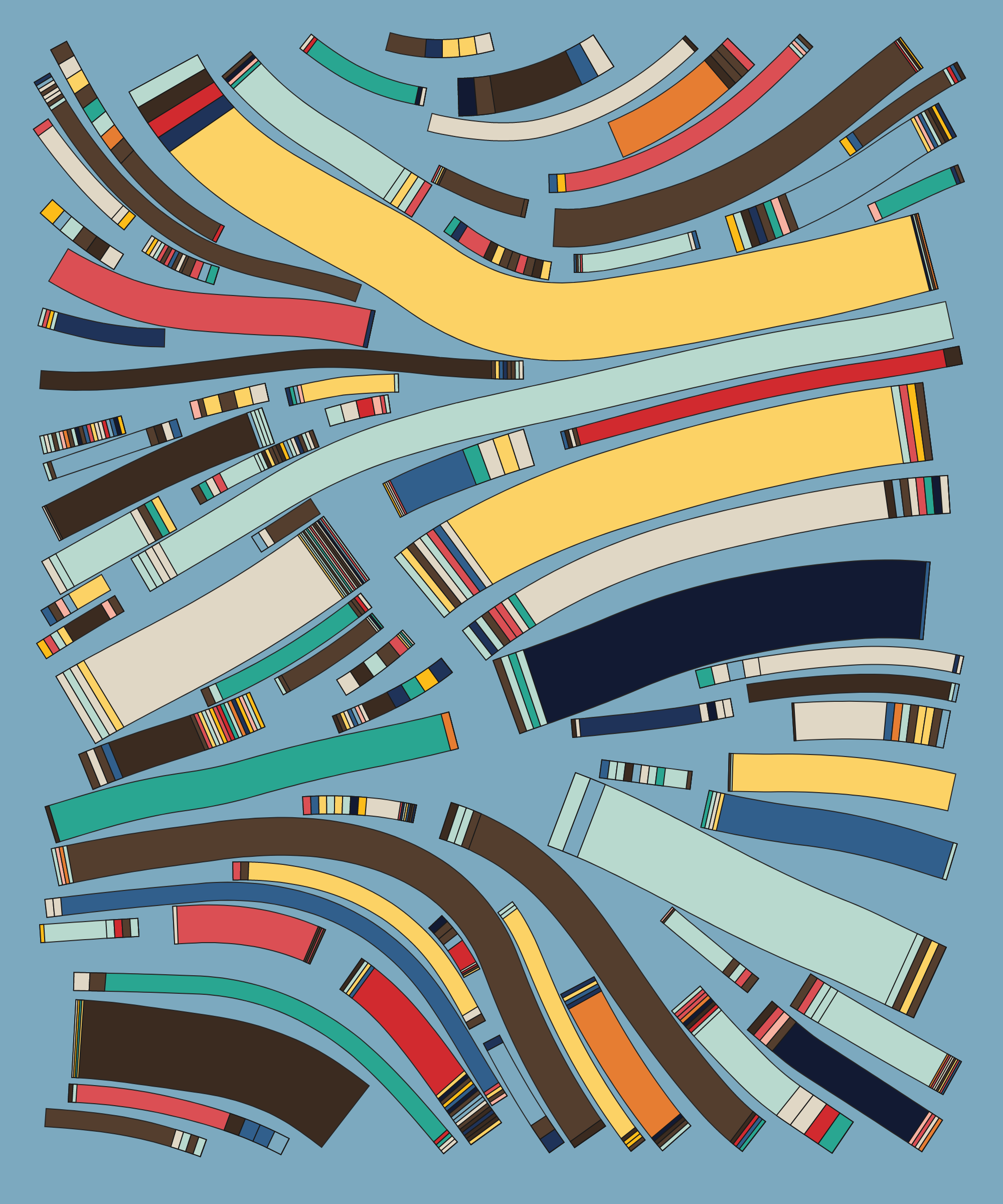 Art Blocks - Art Blocks v2 - Fidenza #171 - NFT # 78000171