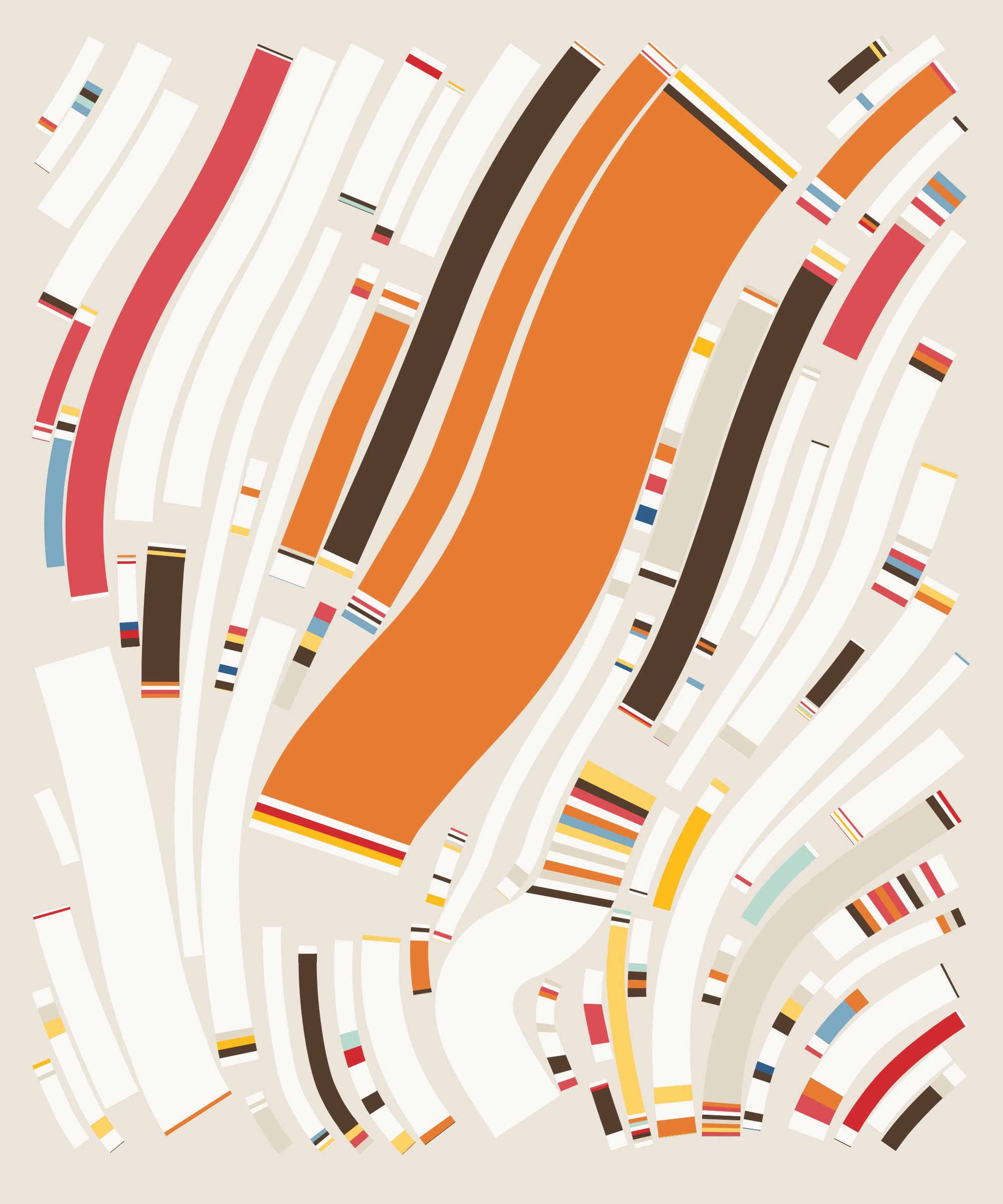 Art Blocks - Art Blocks v2 - Fidenza #172 - NFT # 78000172