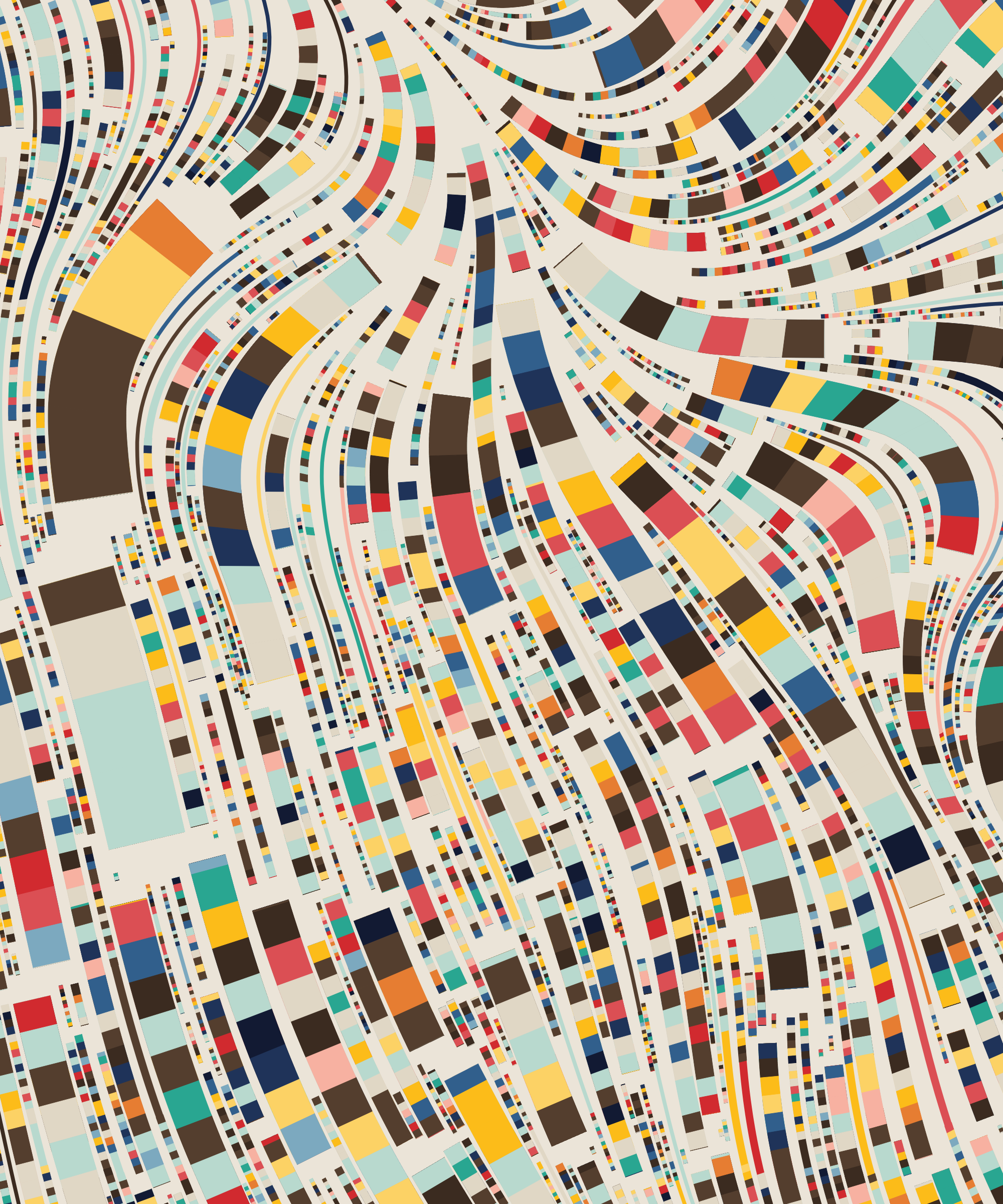 Art Blocks - Art Blocks v2 - Fidenza #177 - NFT # 78000177