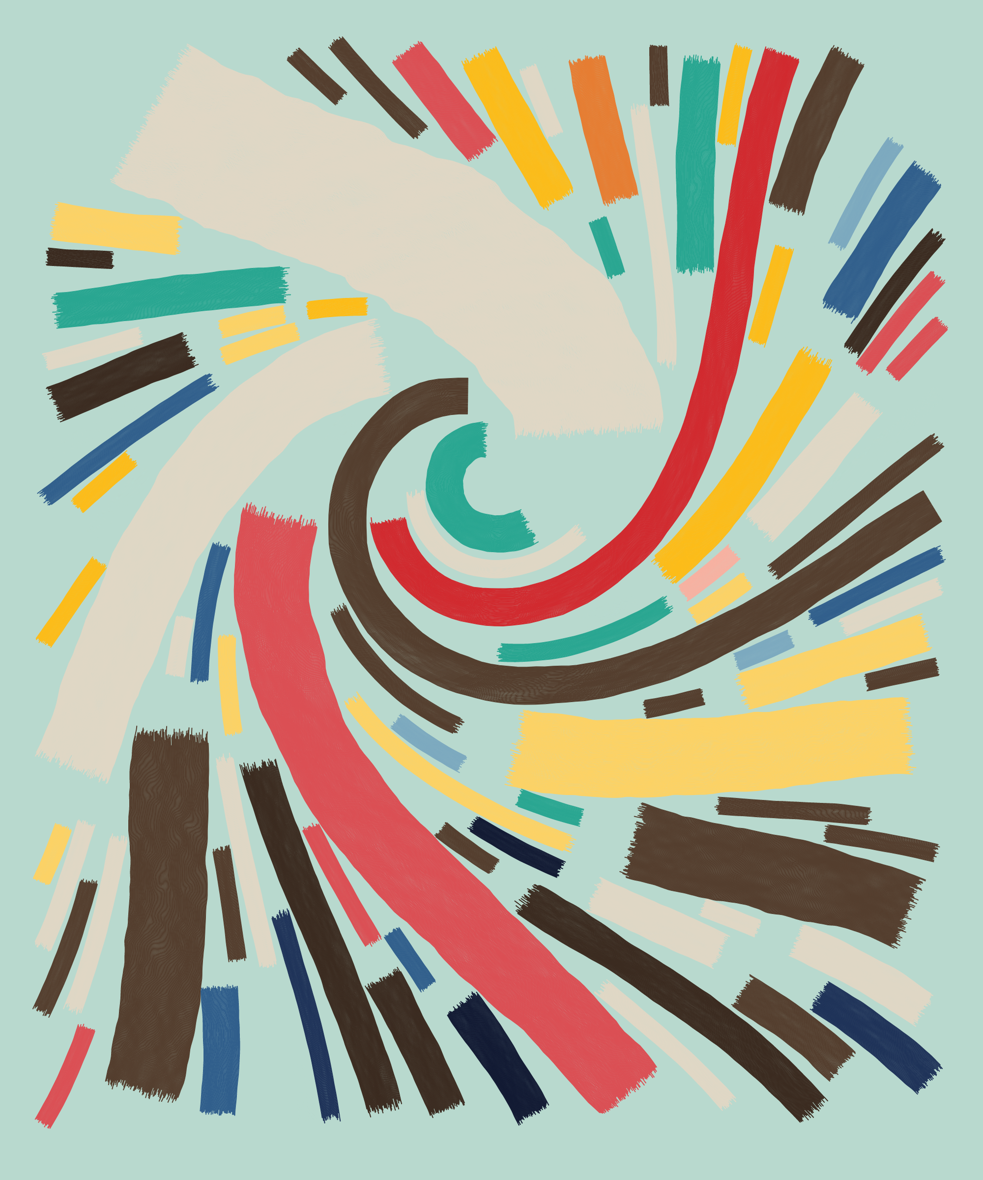 Art Blocks - Art Blocks v2 - Fidenza #182 - NFT # 78000182