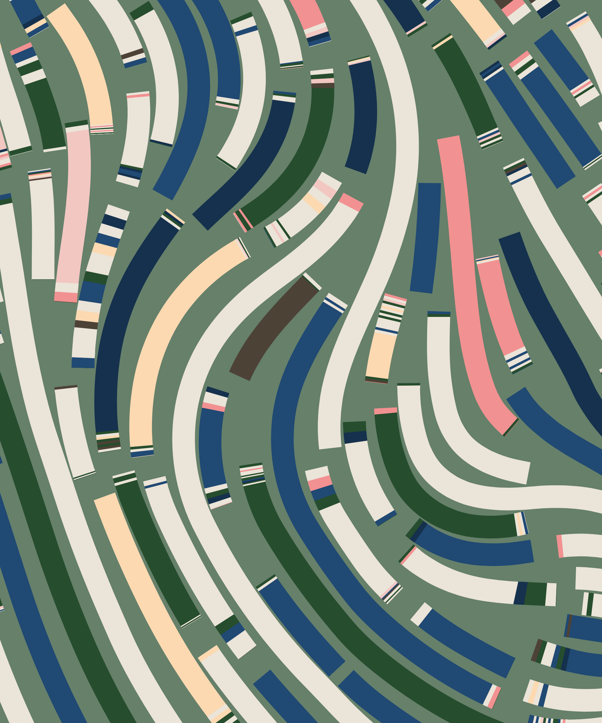 Art Blocks - Art Blocks v2 - Fidenza #187 - NFT # 78000187