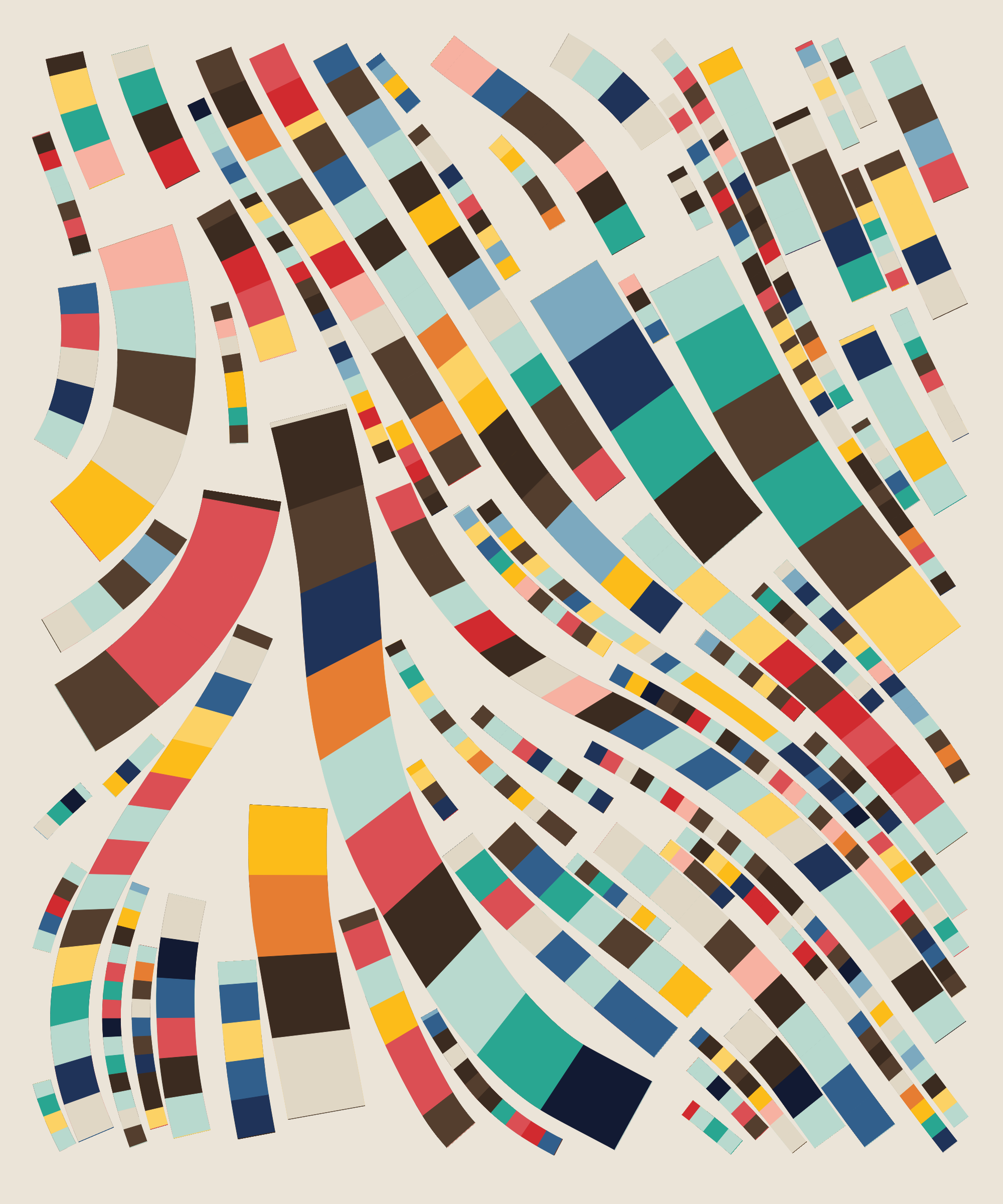 Art Blocks - Art Blocks v2 - Fidenza #198 - NFT # 78000198