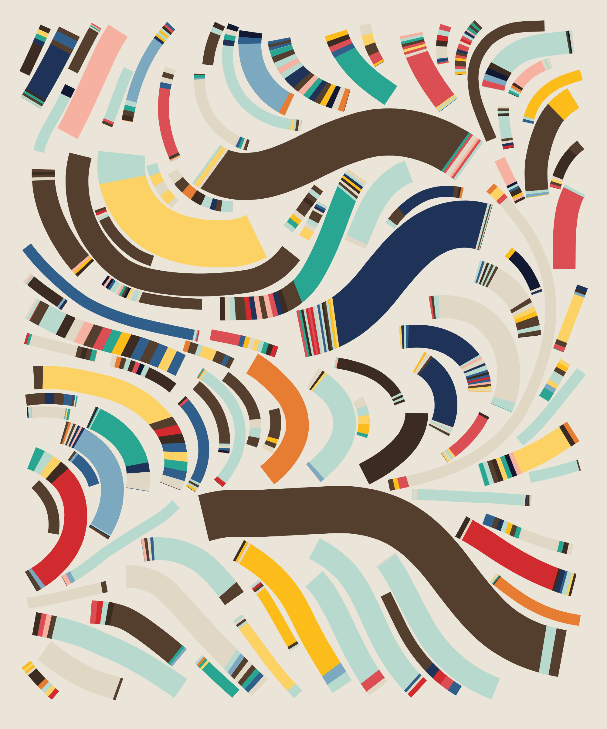 Art Blocks - Art Blocks v2 - Fidenza #223 - NFT # 78000223