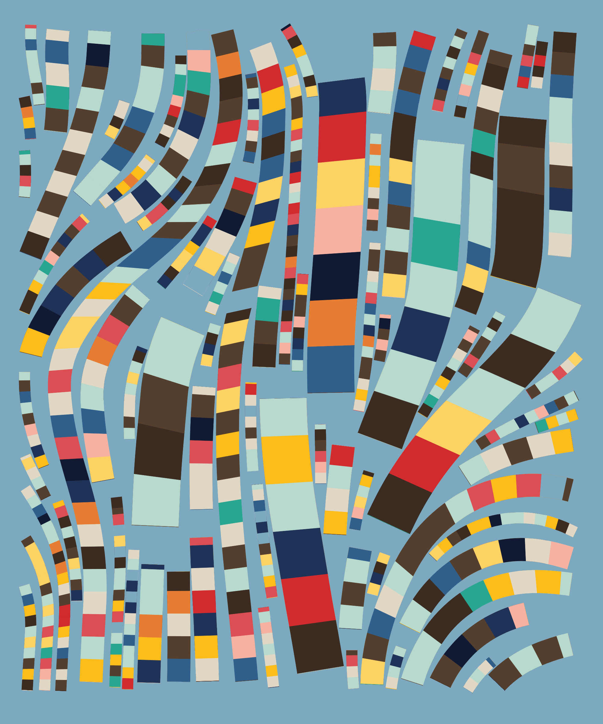 Art Blocks - Art Blocks v2 - Fidenza #232 - NFT # 78000232