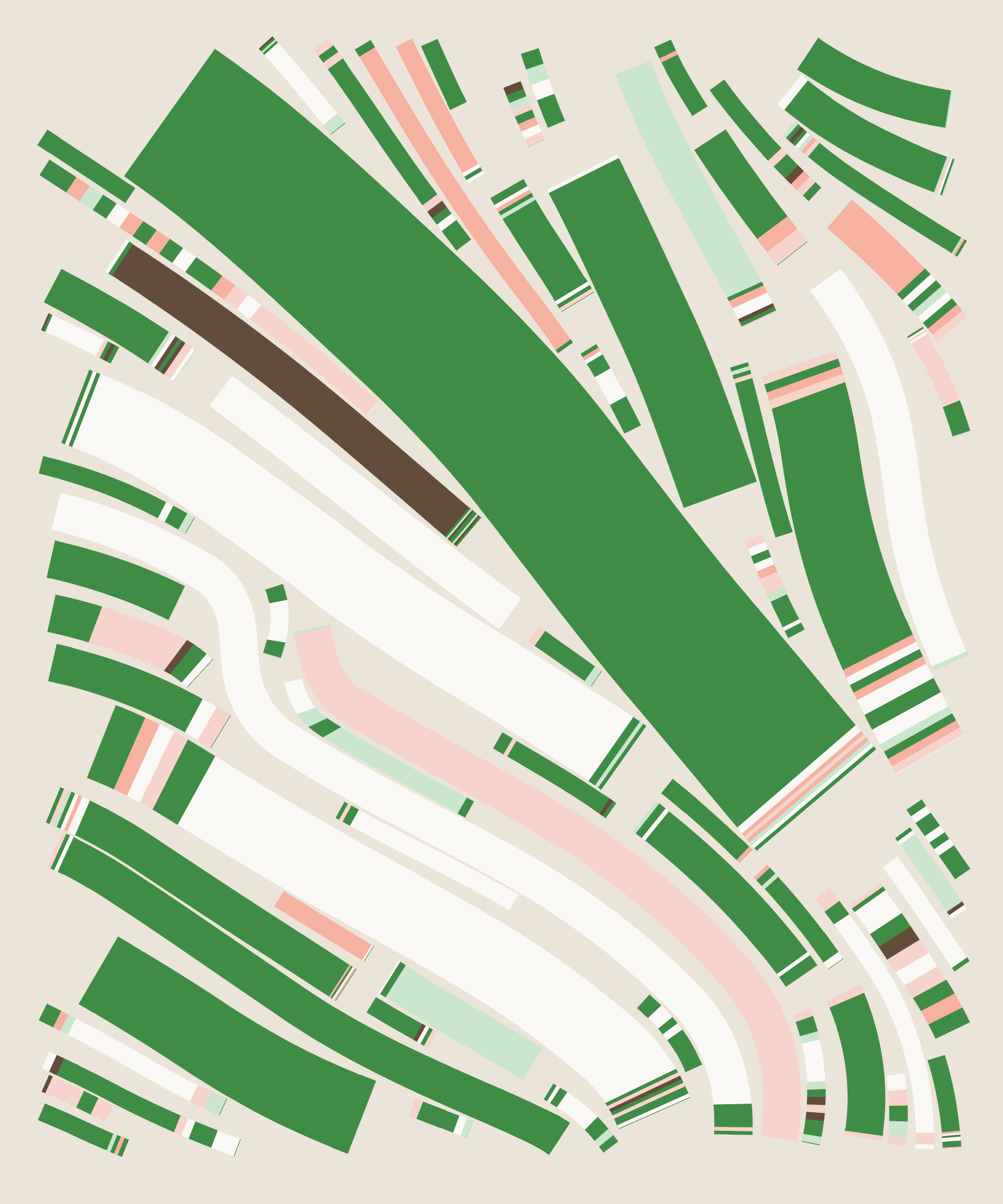 Art Blocks - Art Blocks v2 - Fidenza #233 - NFT # 78000233