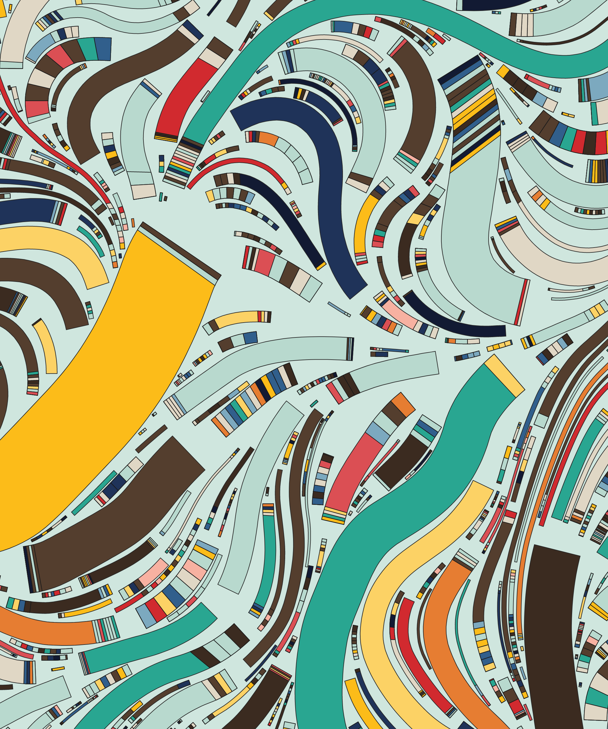 Art Blocks - Art Blocks v2 - Fidenza #302 - NFT # 78000302