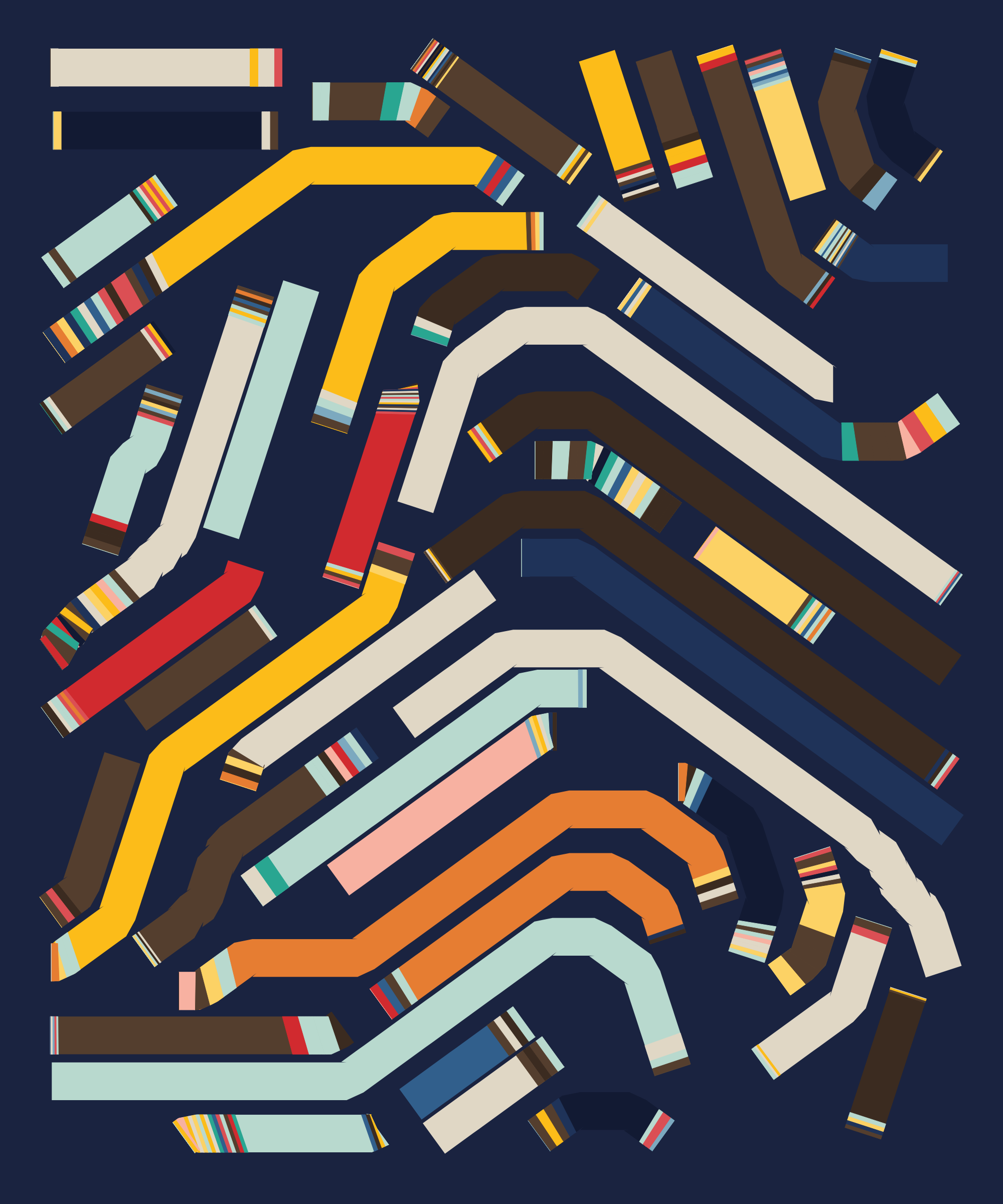 Art Blocks - Art Blocks v2 - Fidenza #323 - NFT # 78000323