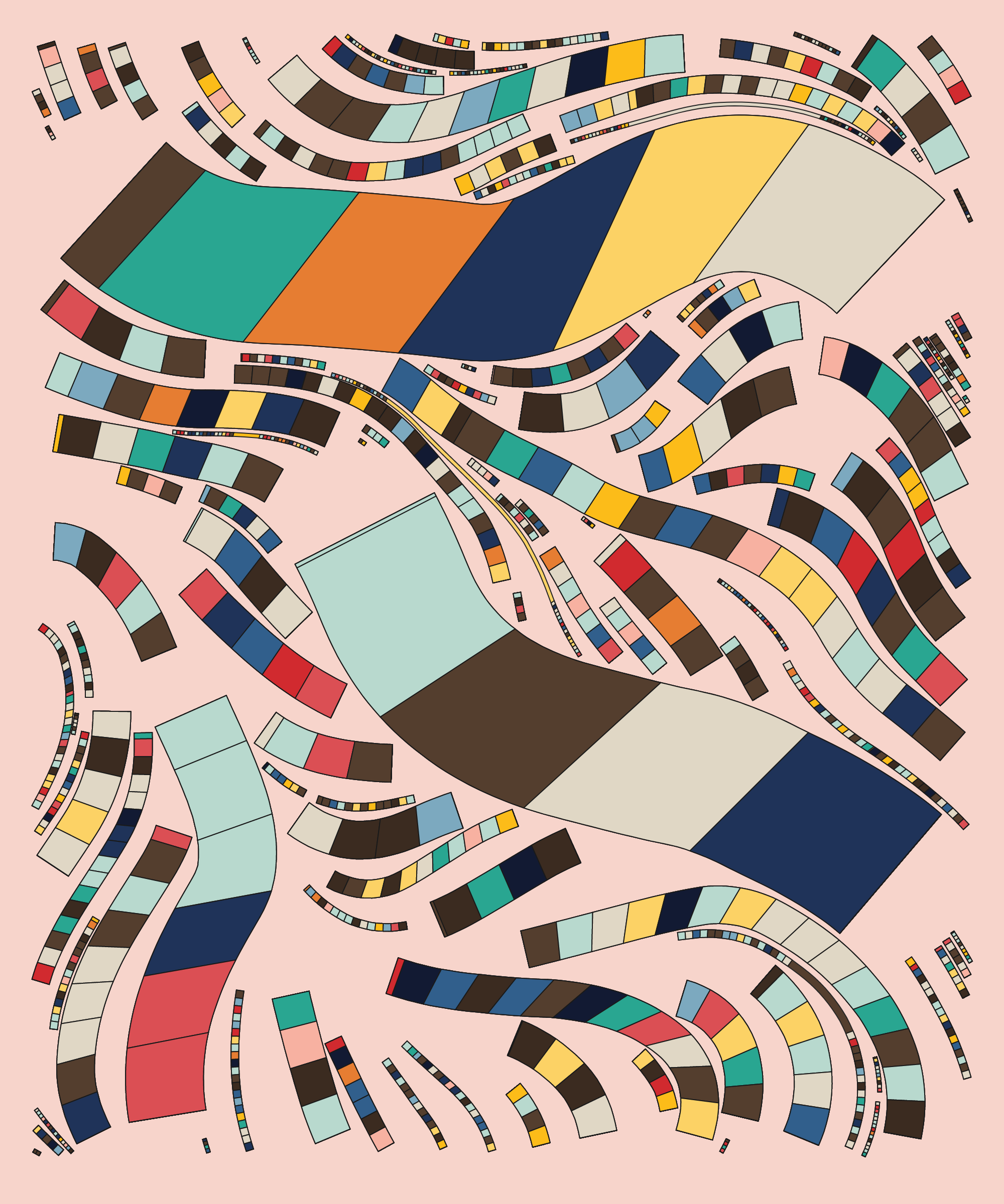 Art Blocks - Art Blocks v2 - Fidenza #331 - NFT # 78000331