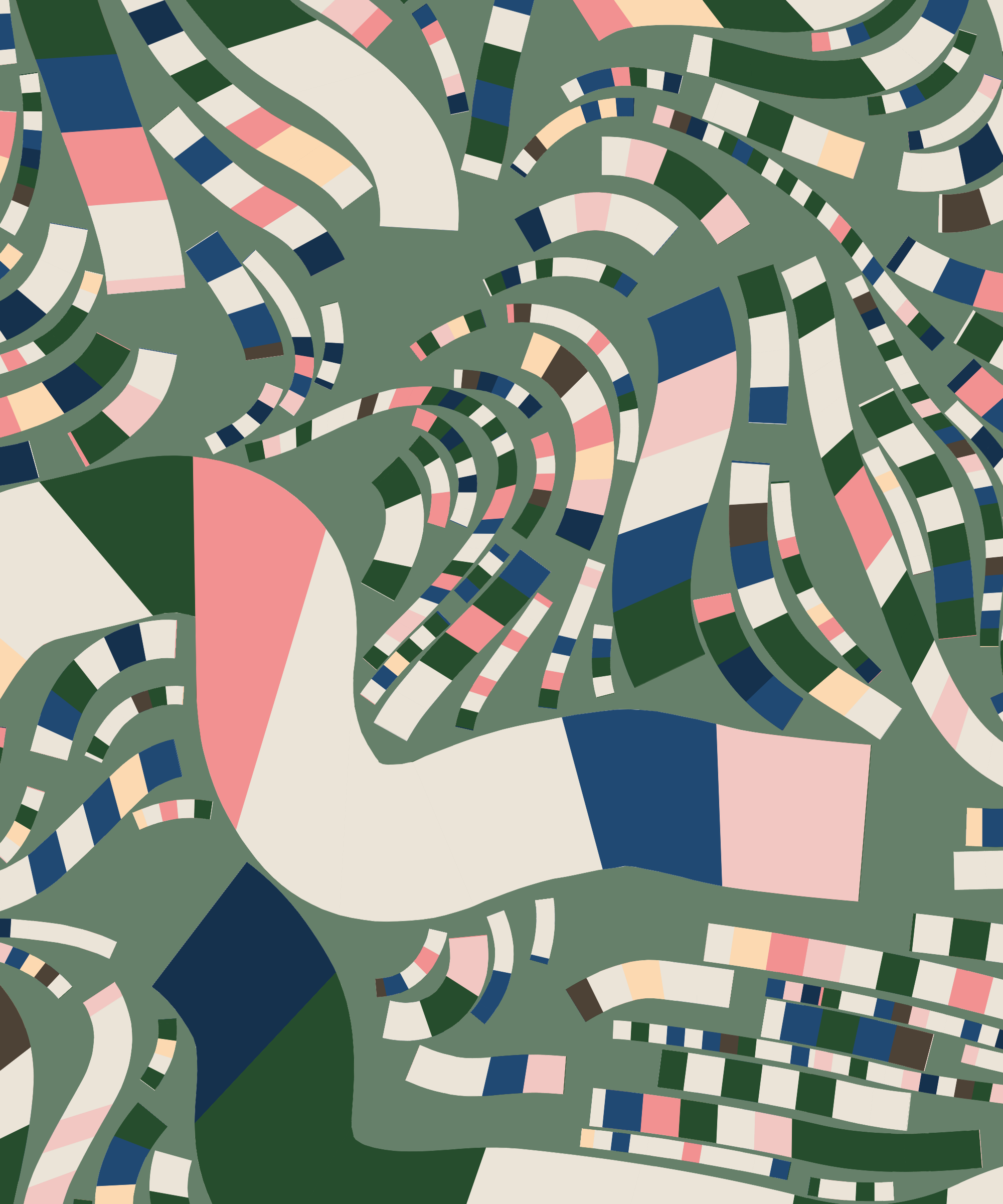 Art Blocks - Art Blocks v2 - Fidenza #347 - NFT # 78000347