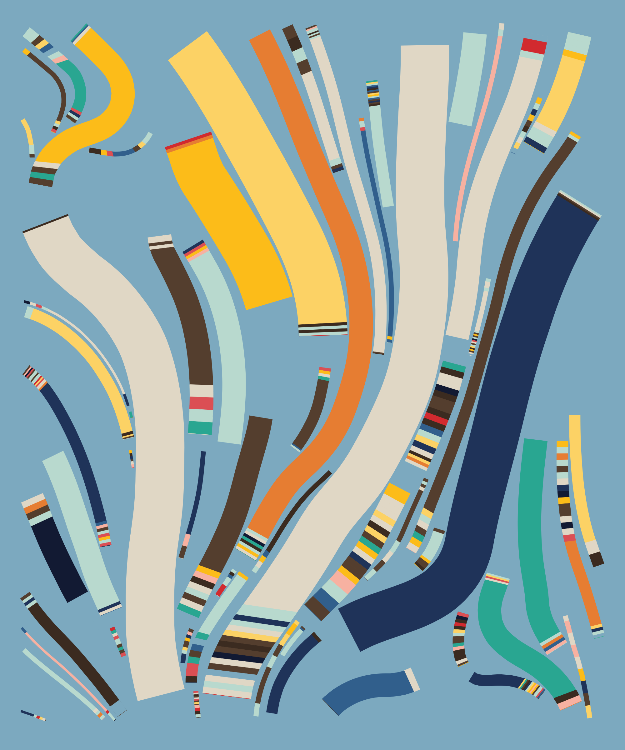 Art Blocks - Art Blocks v2 - Fidenza #350 - NFT # 78000350