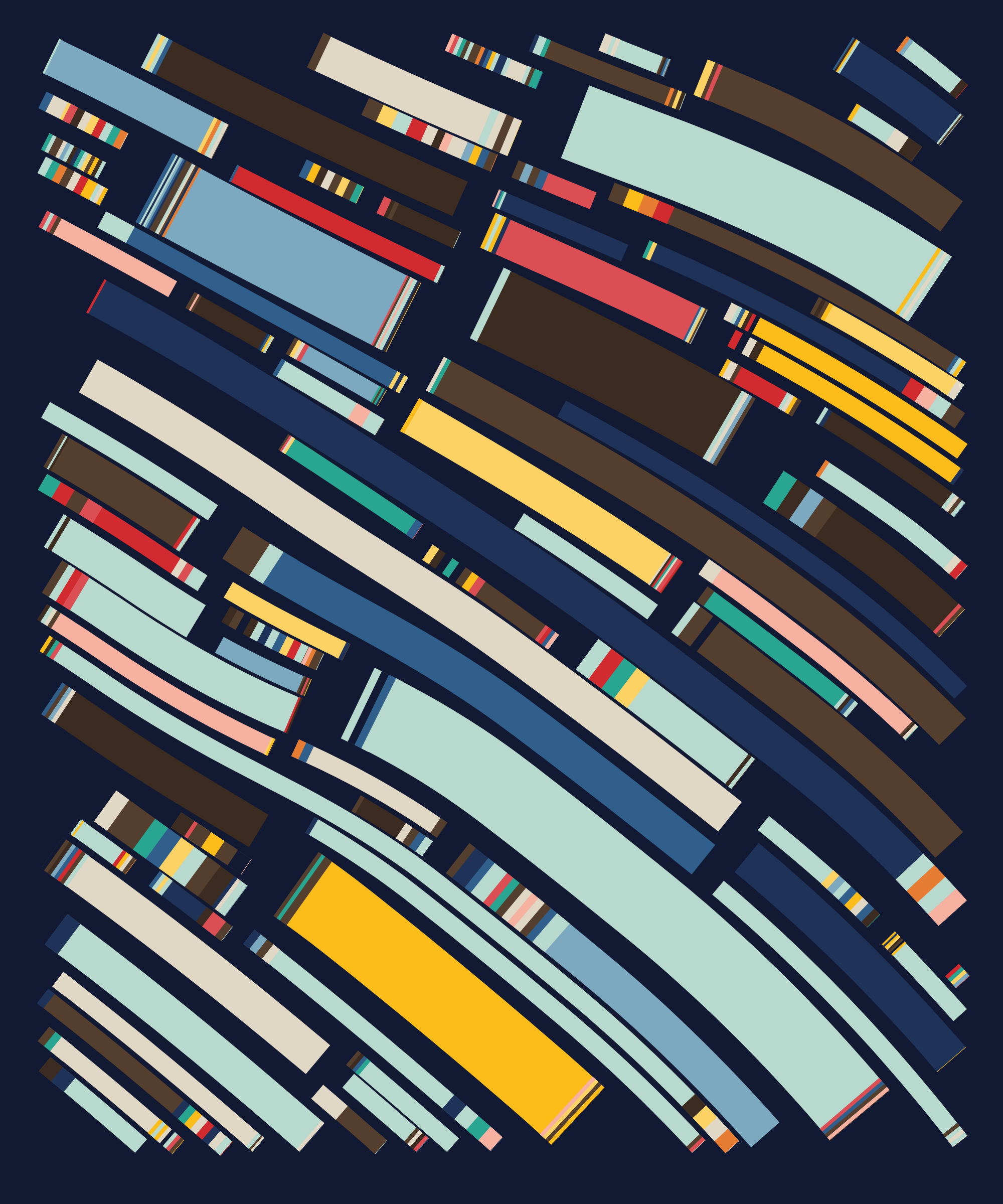 Art Blocks - Art Blocks v2 - Fidenza #353 - NFT # 78000353