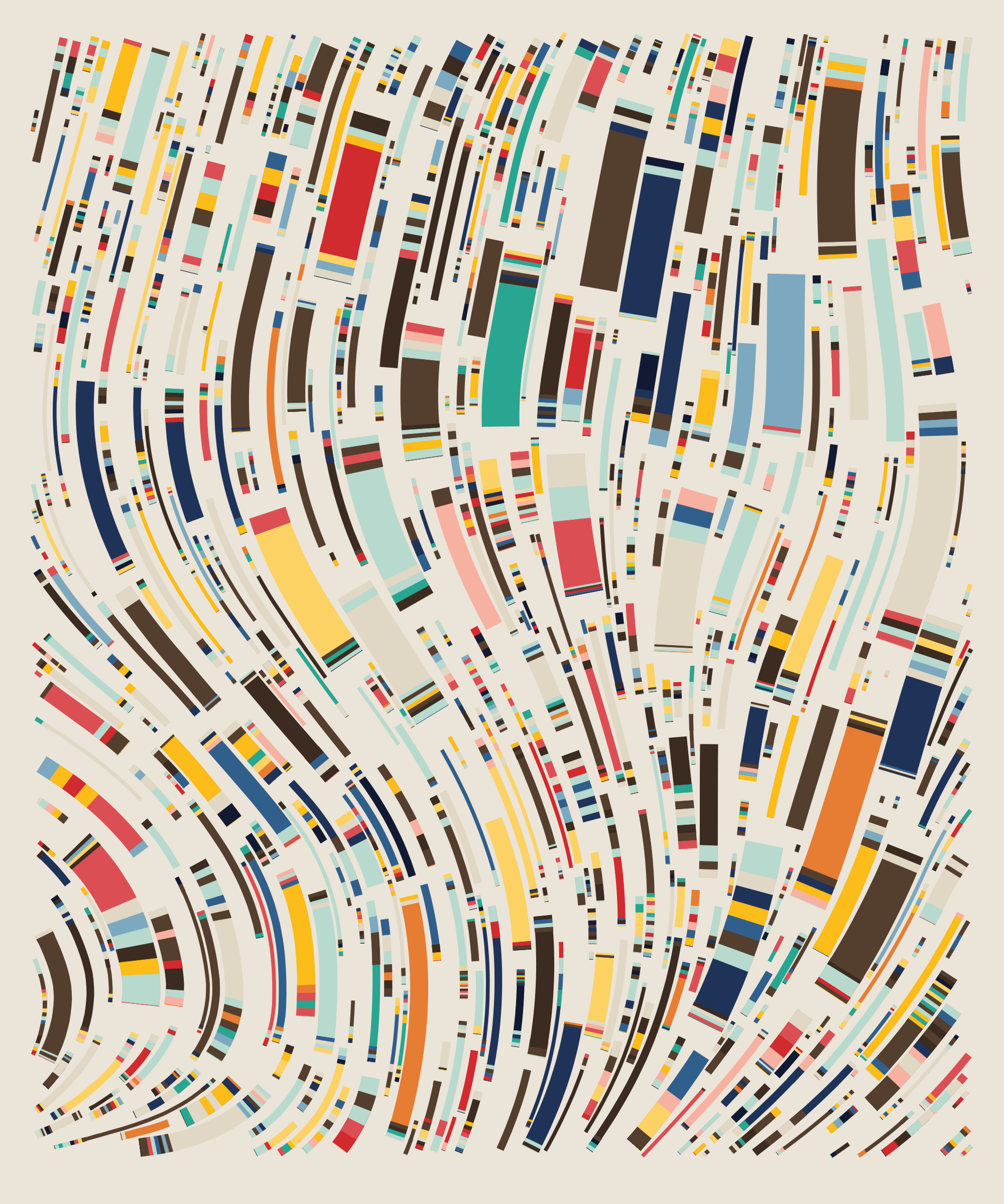 Art Blocks - Art Blocks v2 - Fidenza #354 - NFT # 78000354