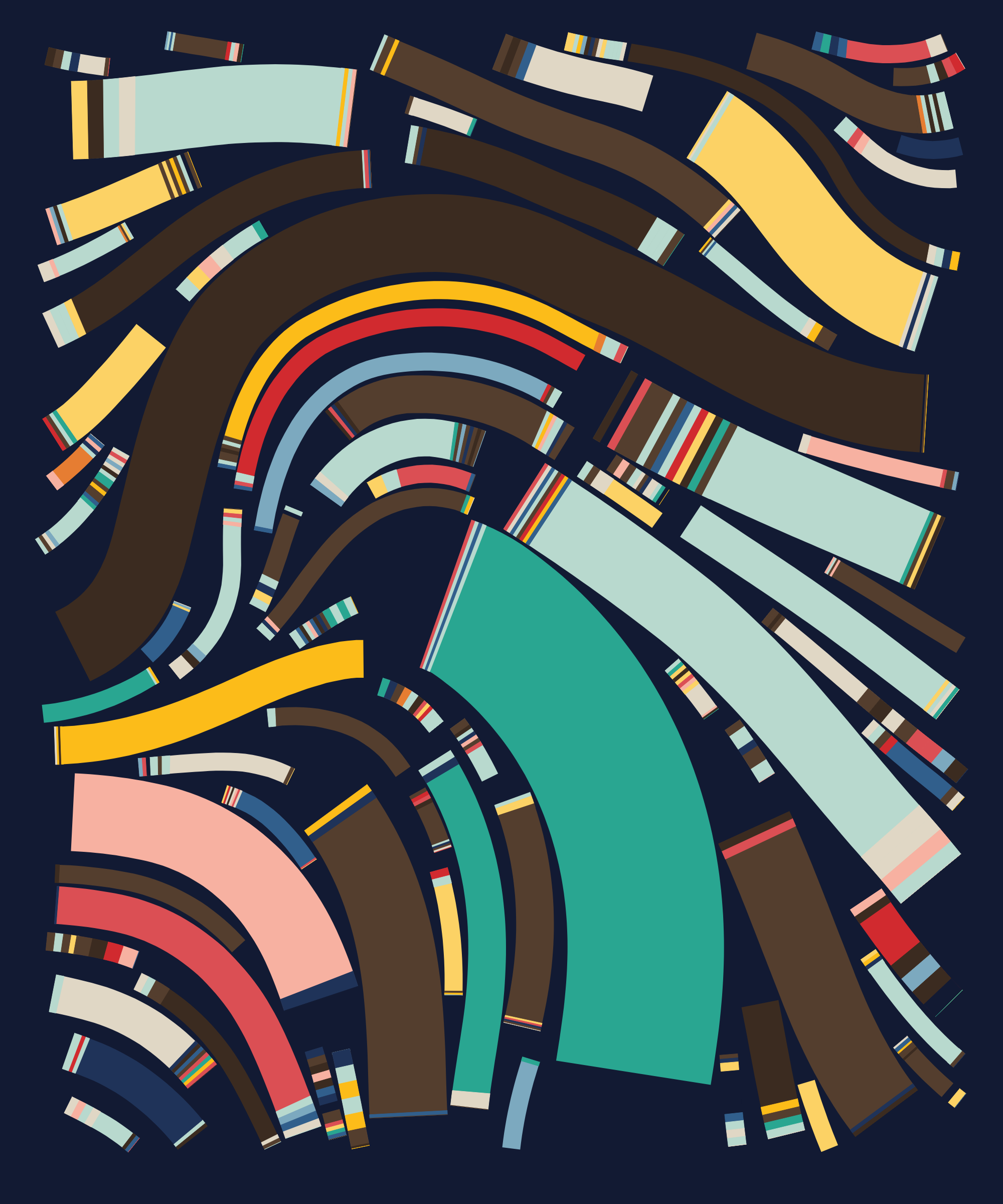 Art Blocks - Art Blocks v2 - Fidenza #376 - NFT # 78000376