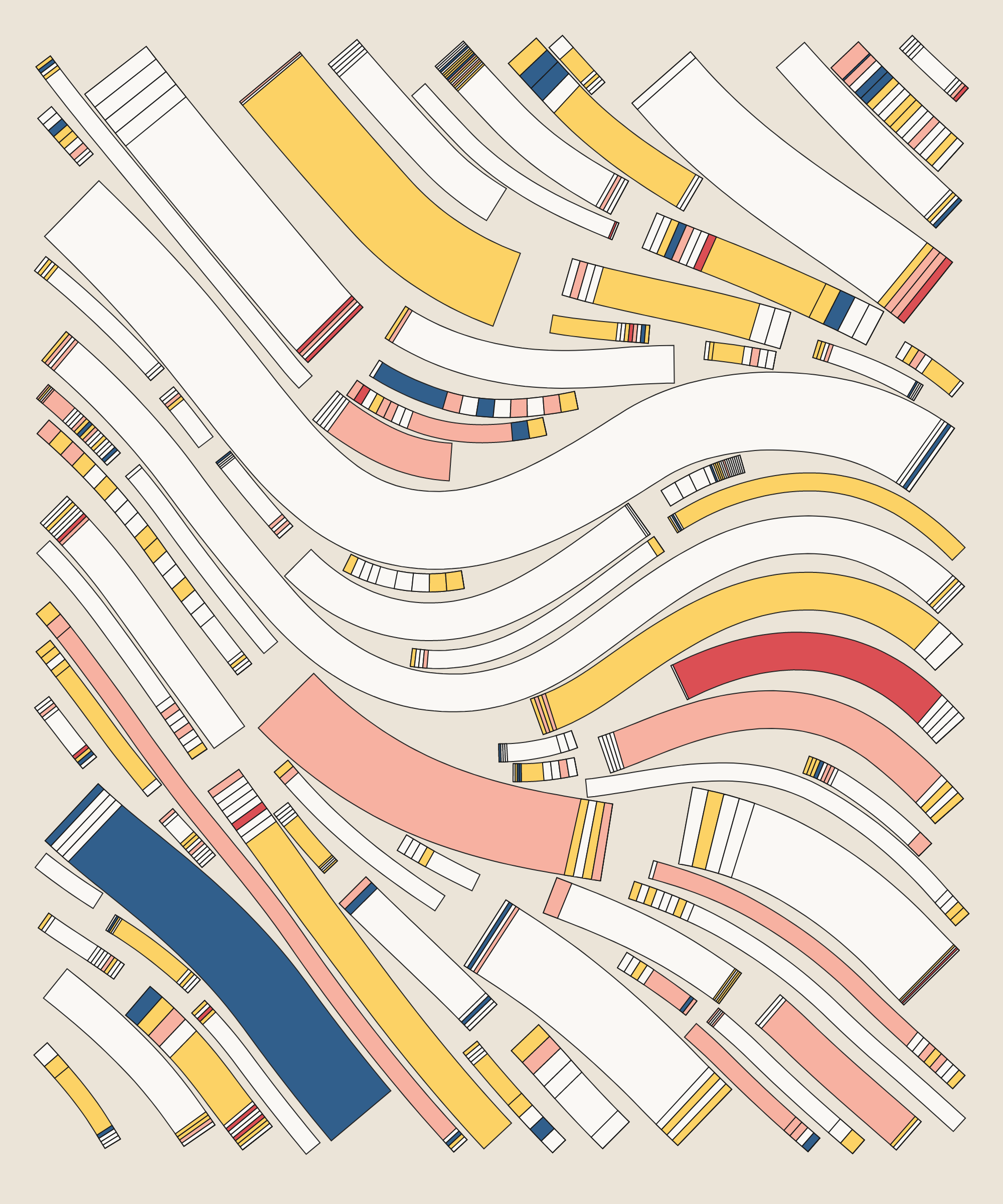 Art Blocks - Art Blocks v2 - Fidenza #383 - NFT # 78000383