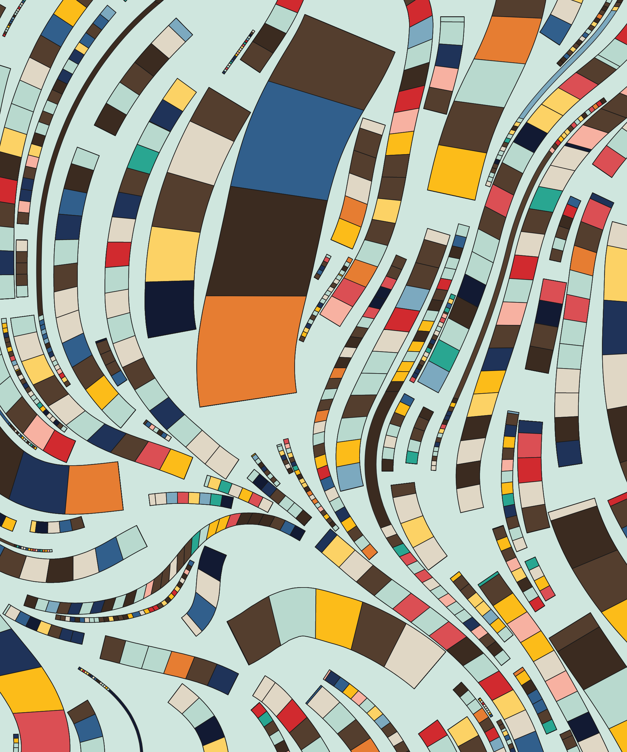 Art Blocks - Art Blocks v2 - Fidenza #387 - NFT # 78000387