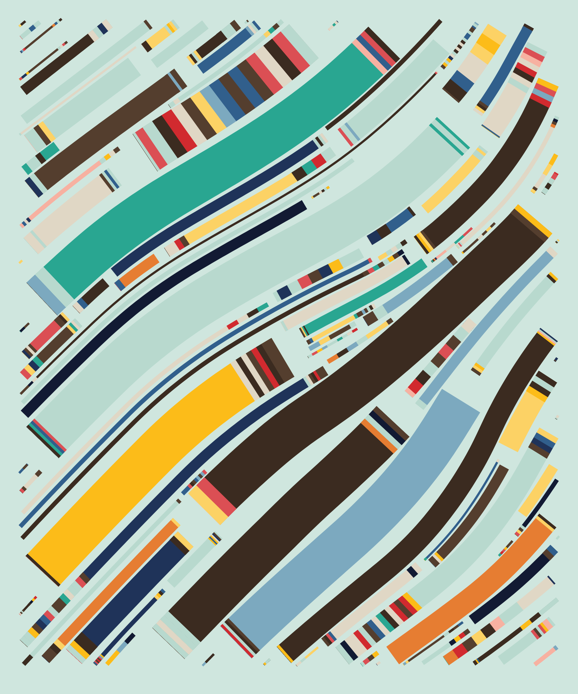 Art Blocks - Art Blocks v2 - Fidenza #393 - NFT # 78000393