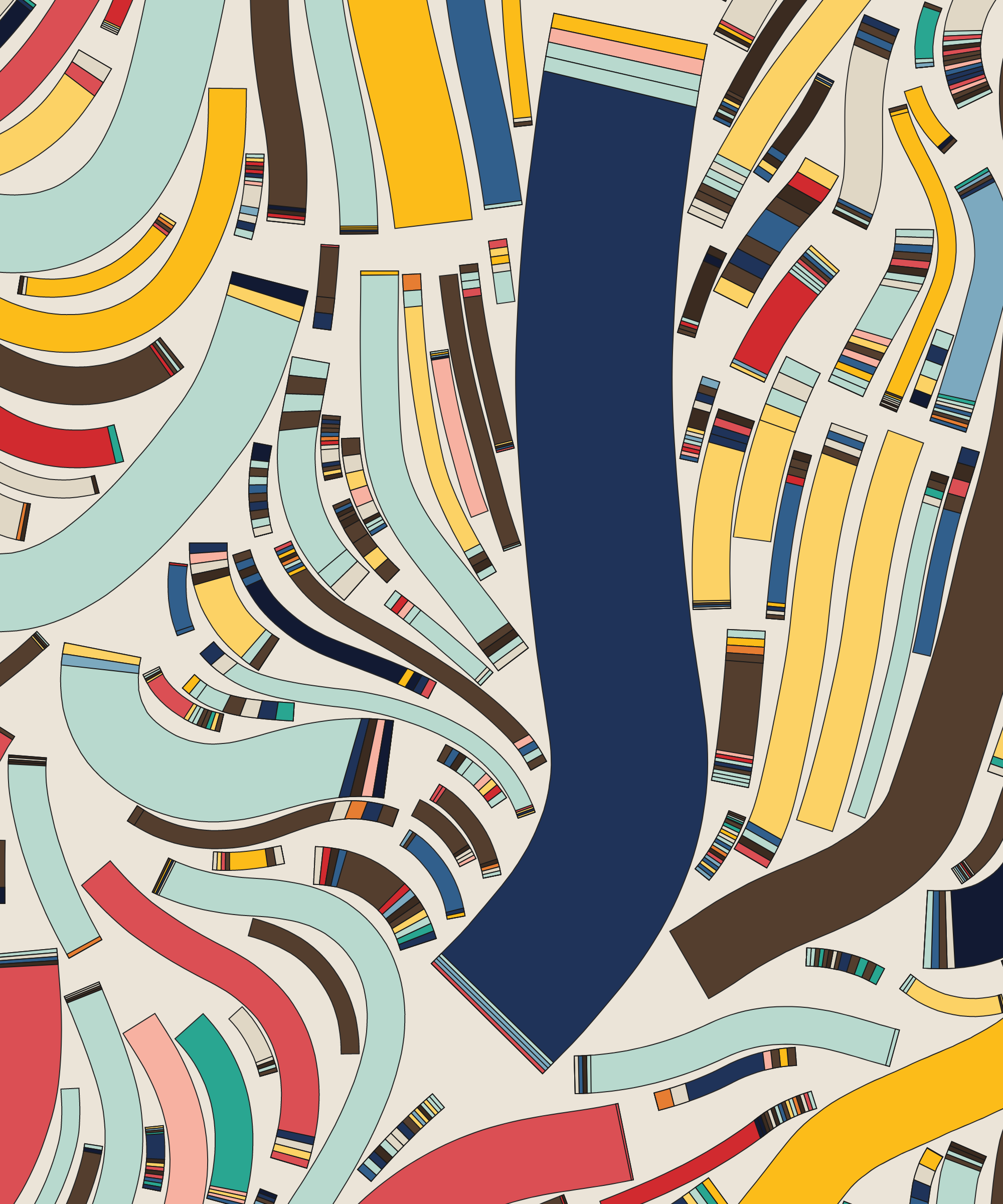 Art Blocks - Art Blocks v2 - Fidenza #409 - NFT # 78000409