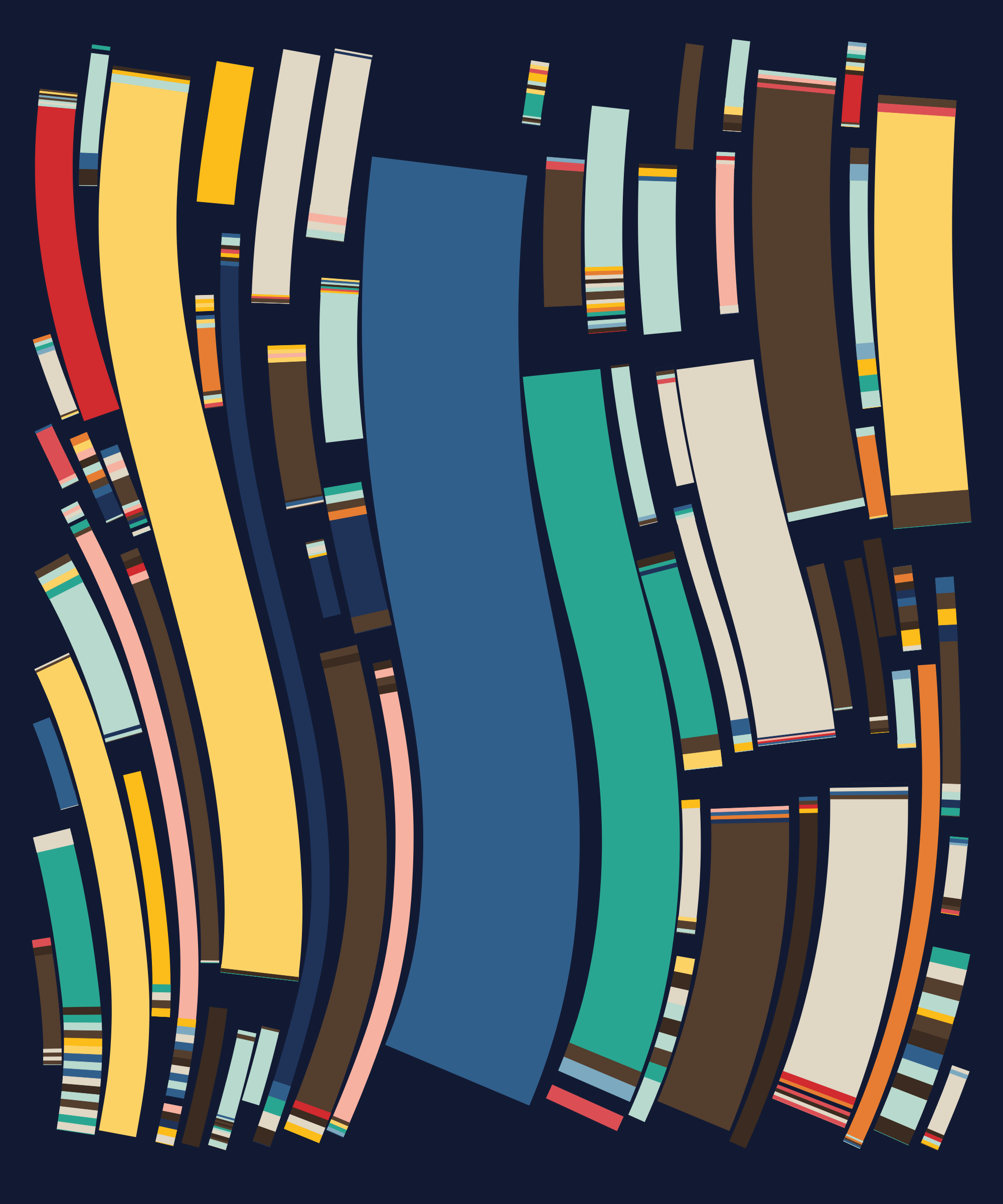 Art Blocks - Art Blocks v2 - Fidenza #439 - NFT # 78000439