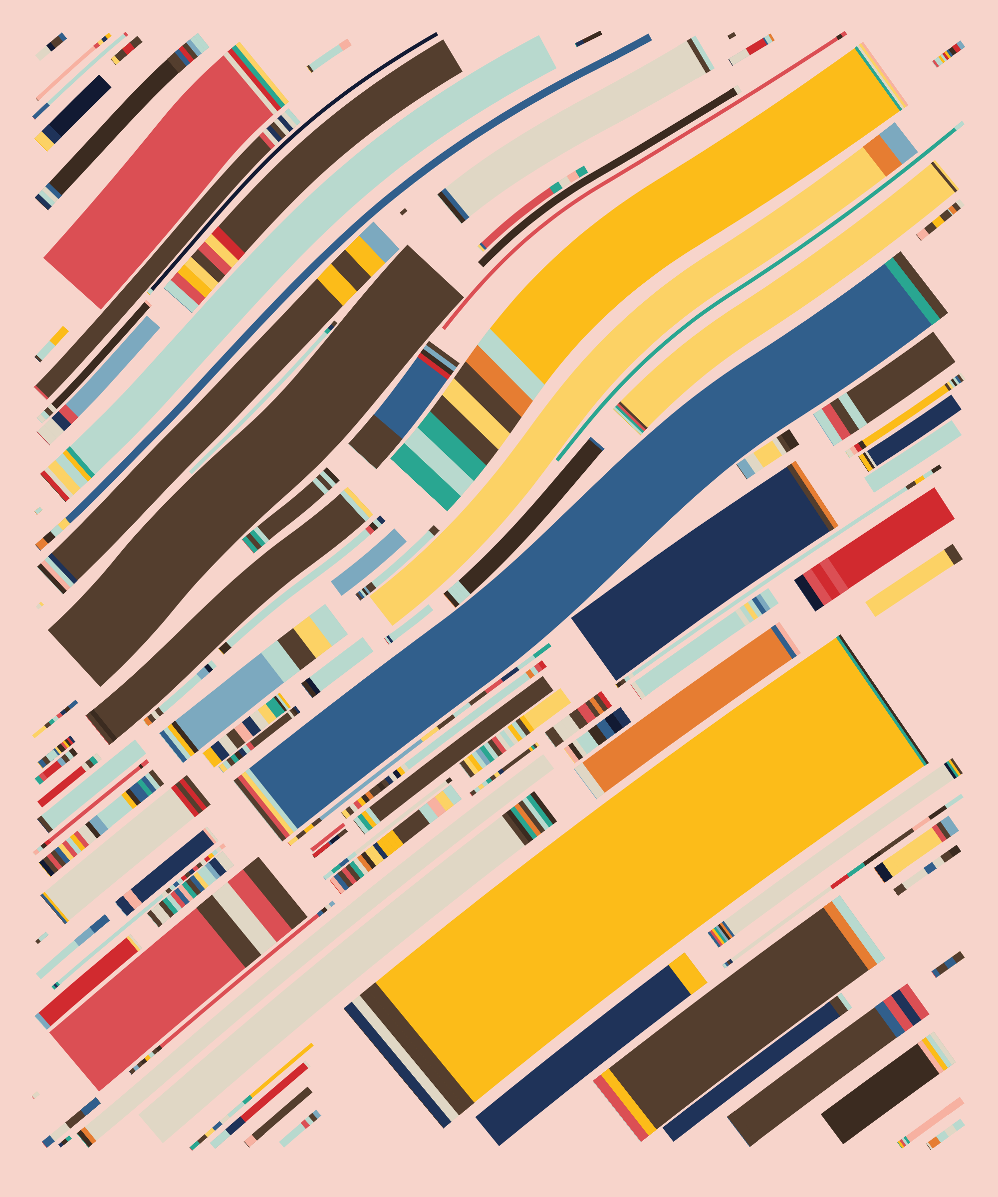 Art Blocks - Art Blocks v2 - Fidenza #443 - NFT # 78000443