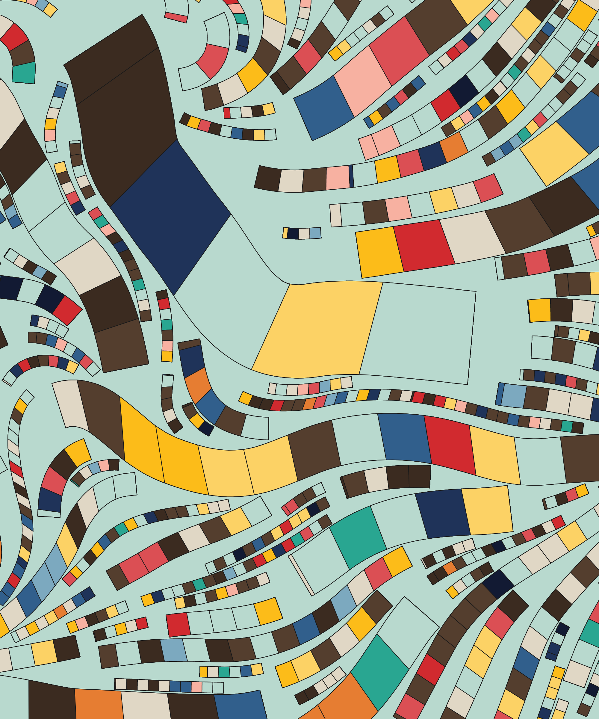 Art Blocks - Art Blocks v2 - Fidenza #447 - NFT # 78000447