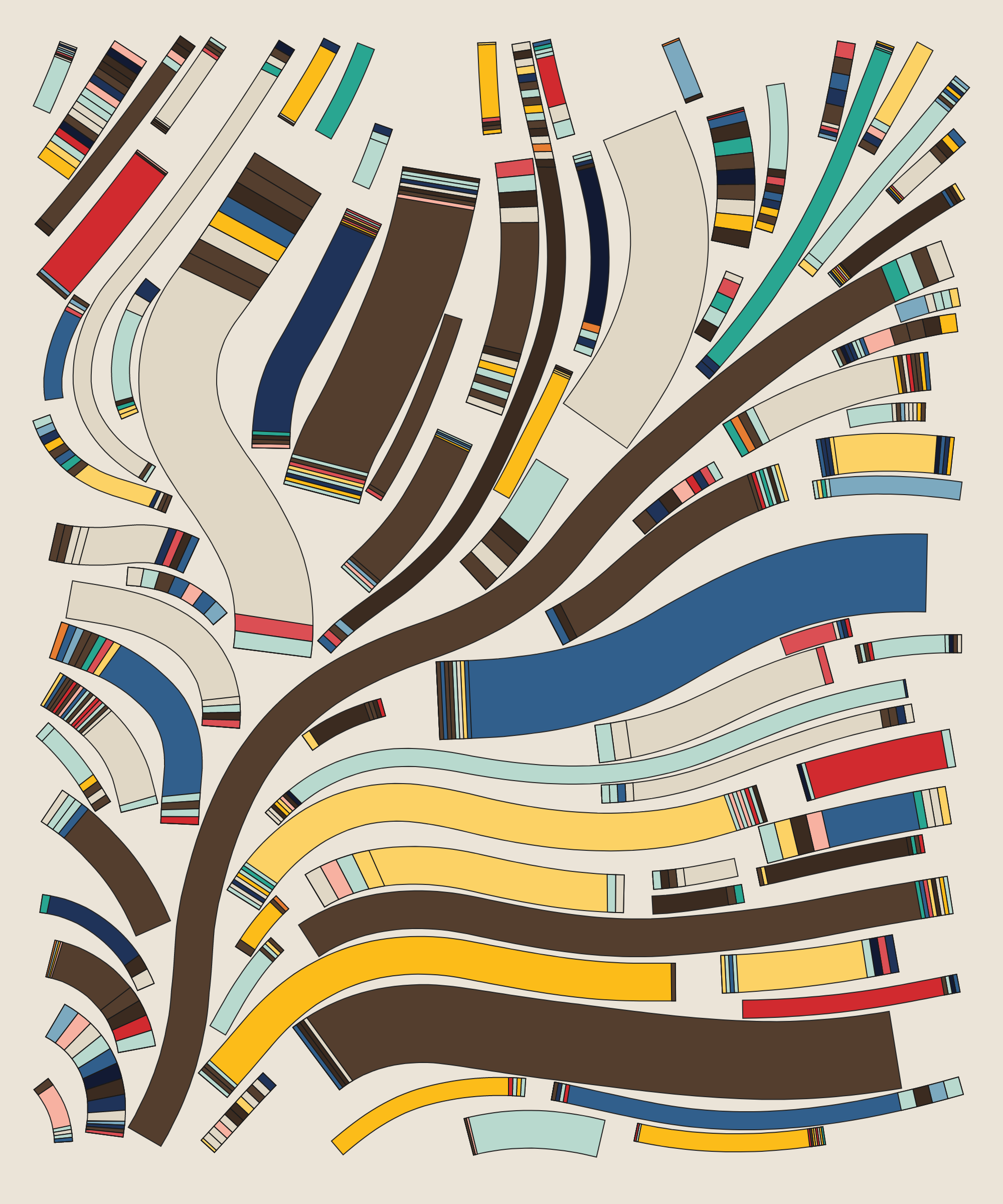 Art Blocks - Art Blocks v2 - Fidenza #457 - NFT # 78000457