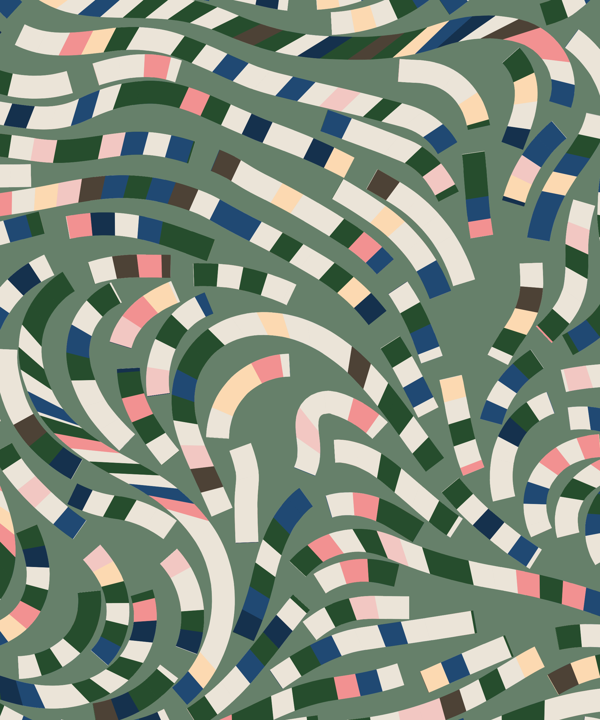 Art Blocks - Art Blocks v2 - Fidenza #461 - NFT # 78000461