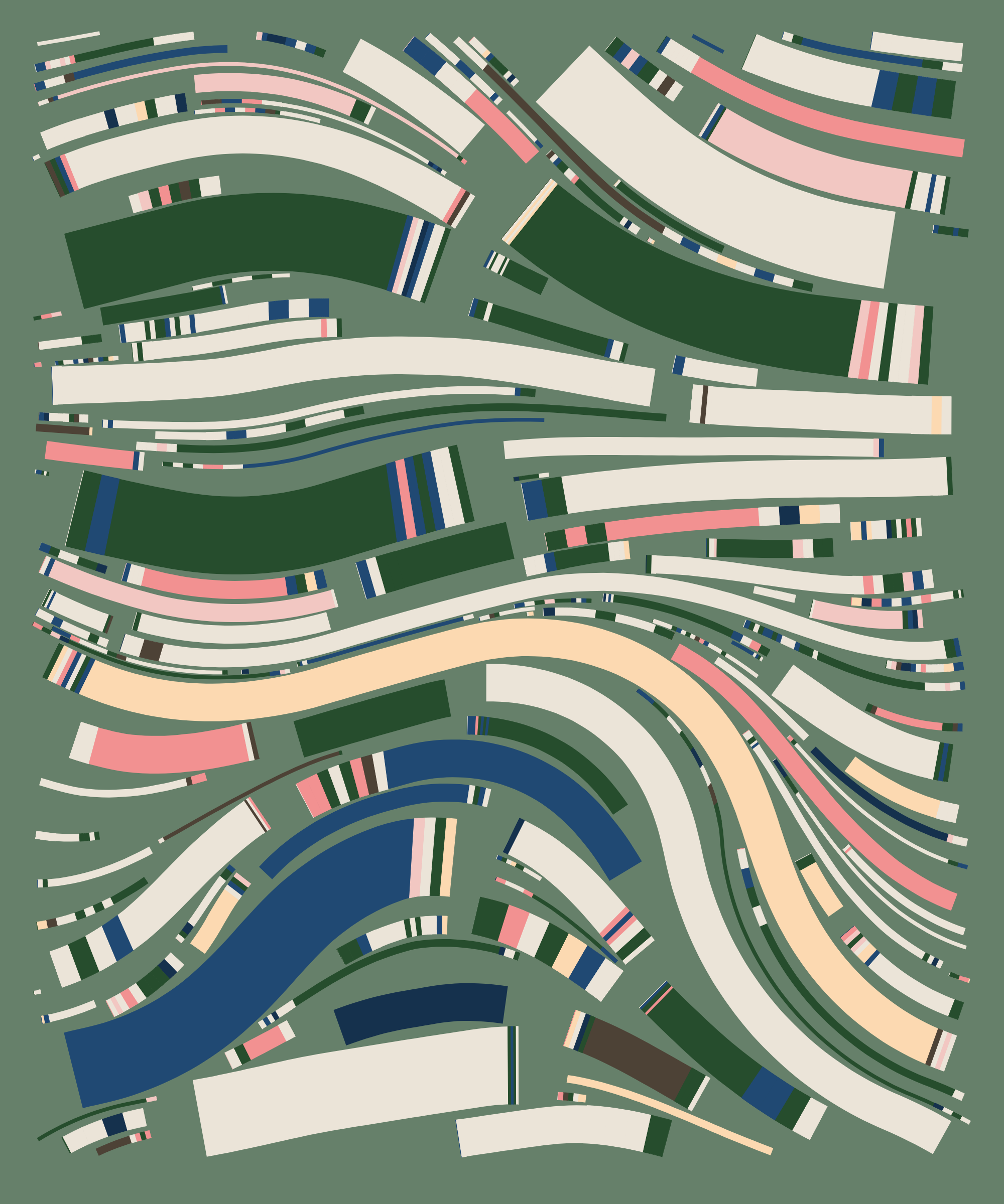 Art Blocks - Art Blocks v2 - Fidenza #465 - NFT # 78000465