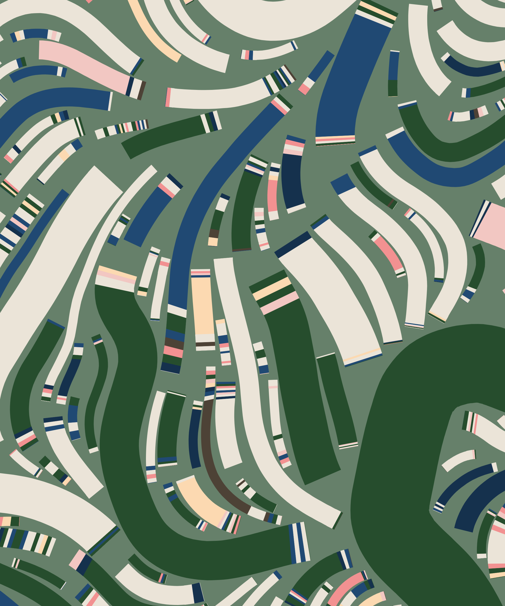 Art Blocks - Art Blocks v2 - Fidenza #477 - NFT # 78000477