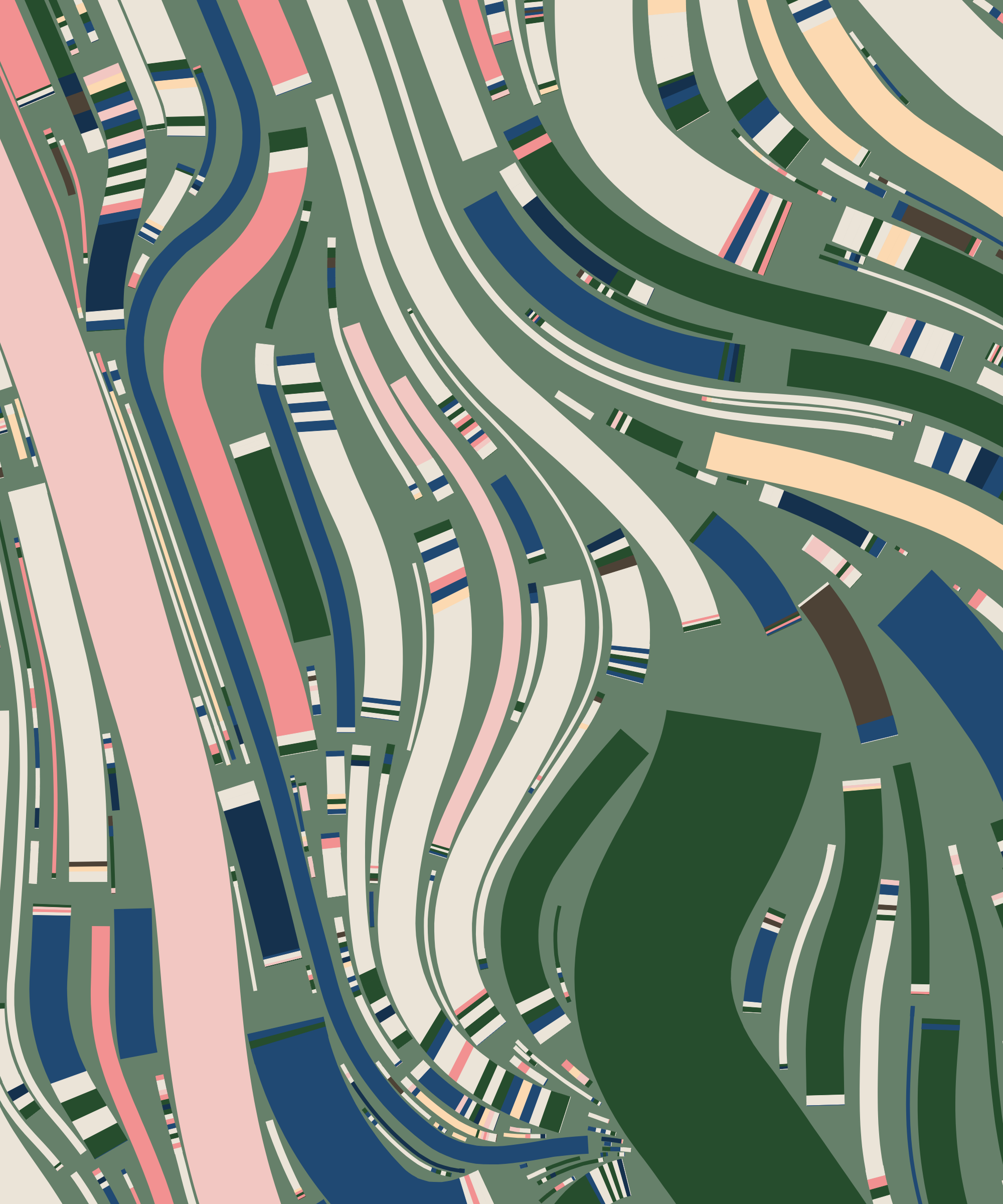 Art Blocks - Art Blocks v2 - Fidenza #486 - NFT # 78000486