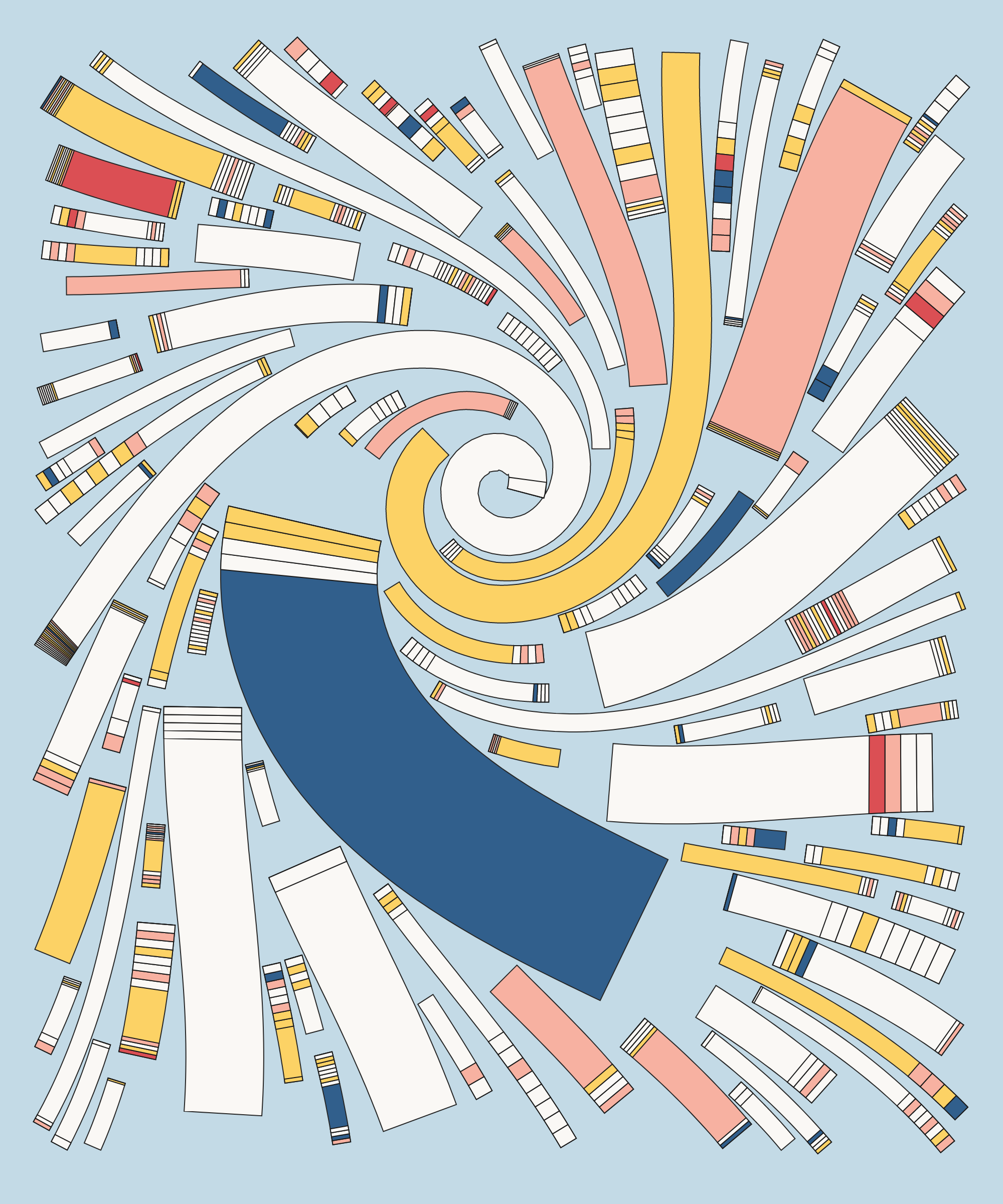 Art Blocks - Art Blocks v2 - Fidenza #502 - NFT # 78000502