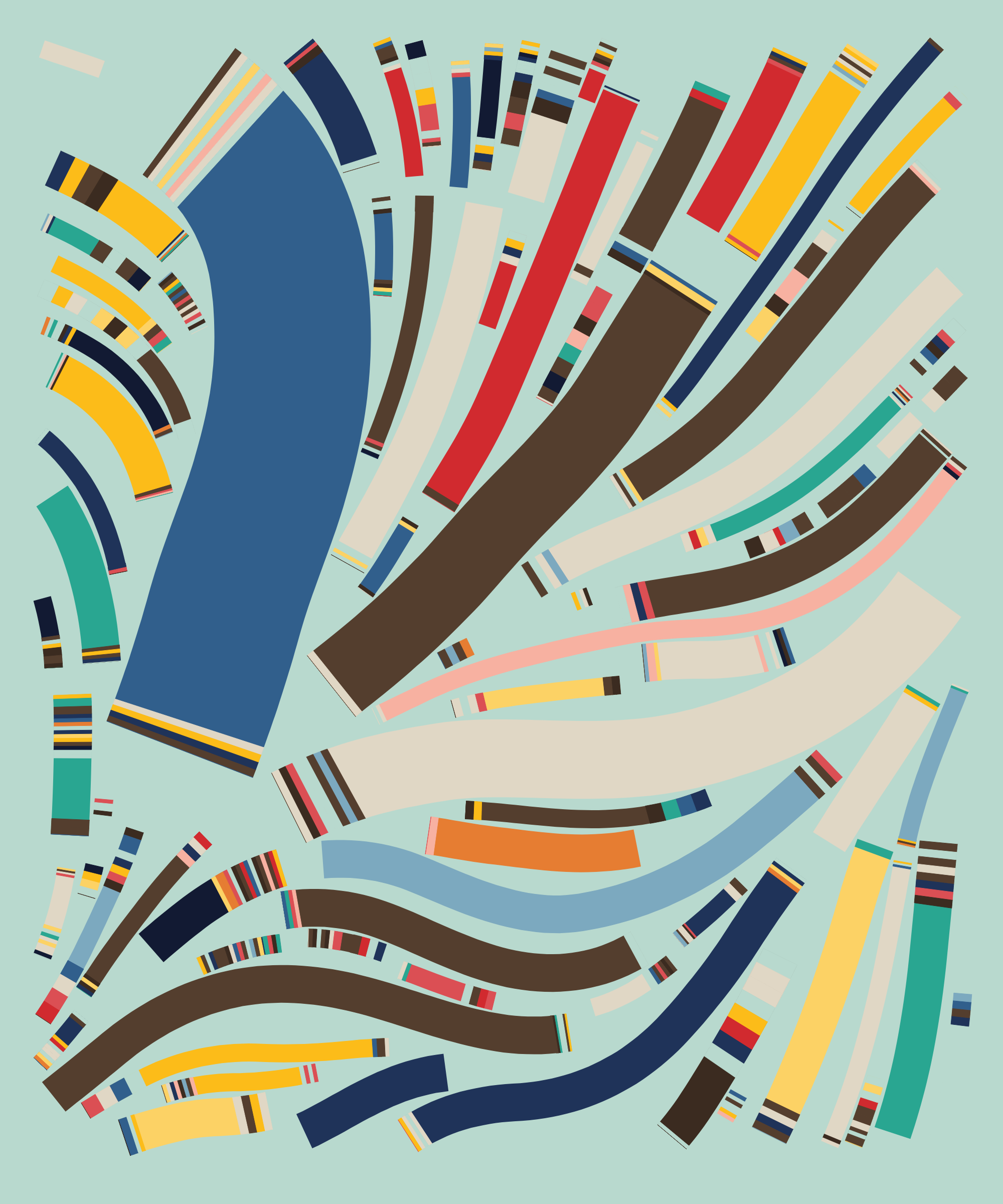 Art Blocks - Art Blocks v2 - Fidenza #505 - NFT # 78000505