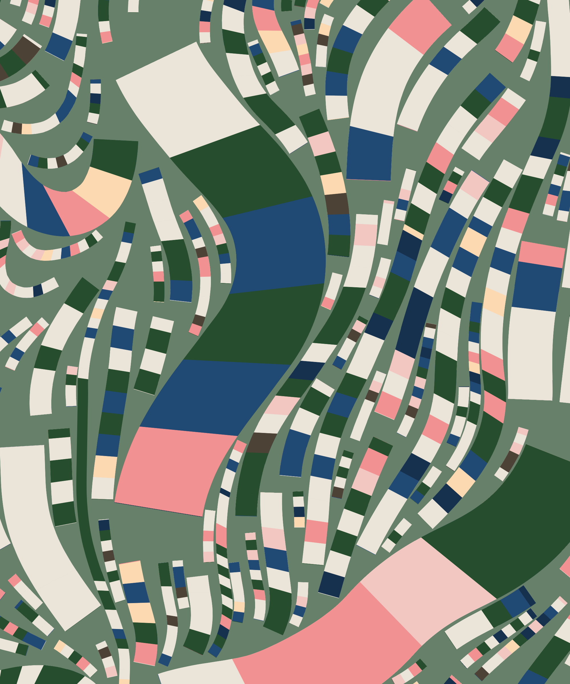 Art Blocks - Art Blocks v2 - Fidenza #510 - NFT # 78000510