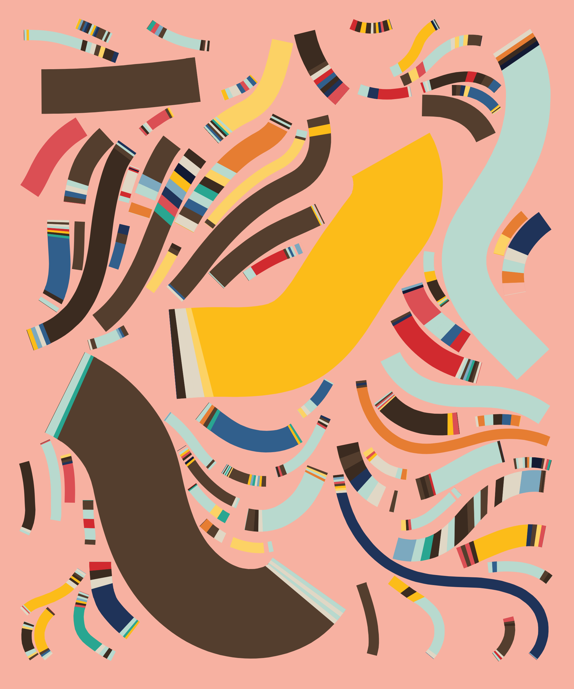 Art Blocks - Art Blocks v2 - Fidenza #533 - NFT # 78000533