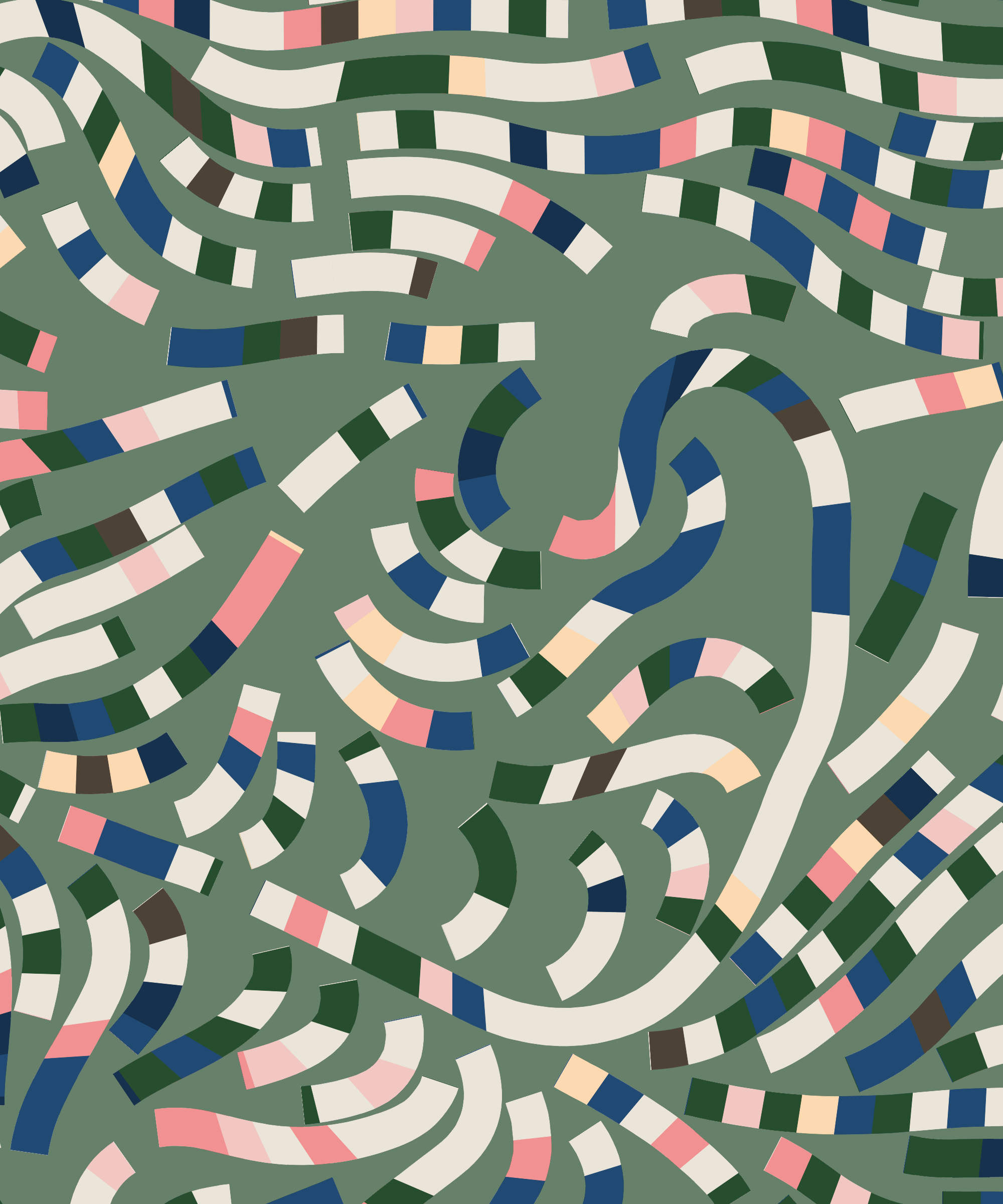 Art Blocks - Art Blocks v2 - Fidenza #546 - NFT # 78000546