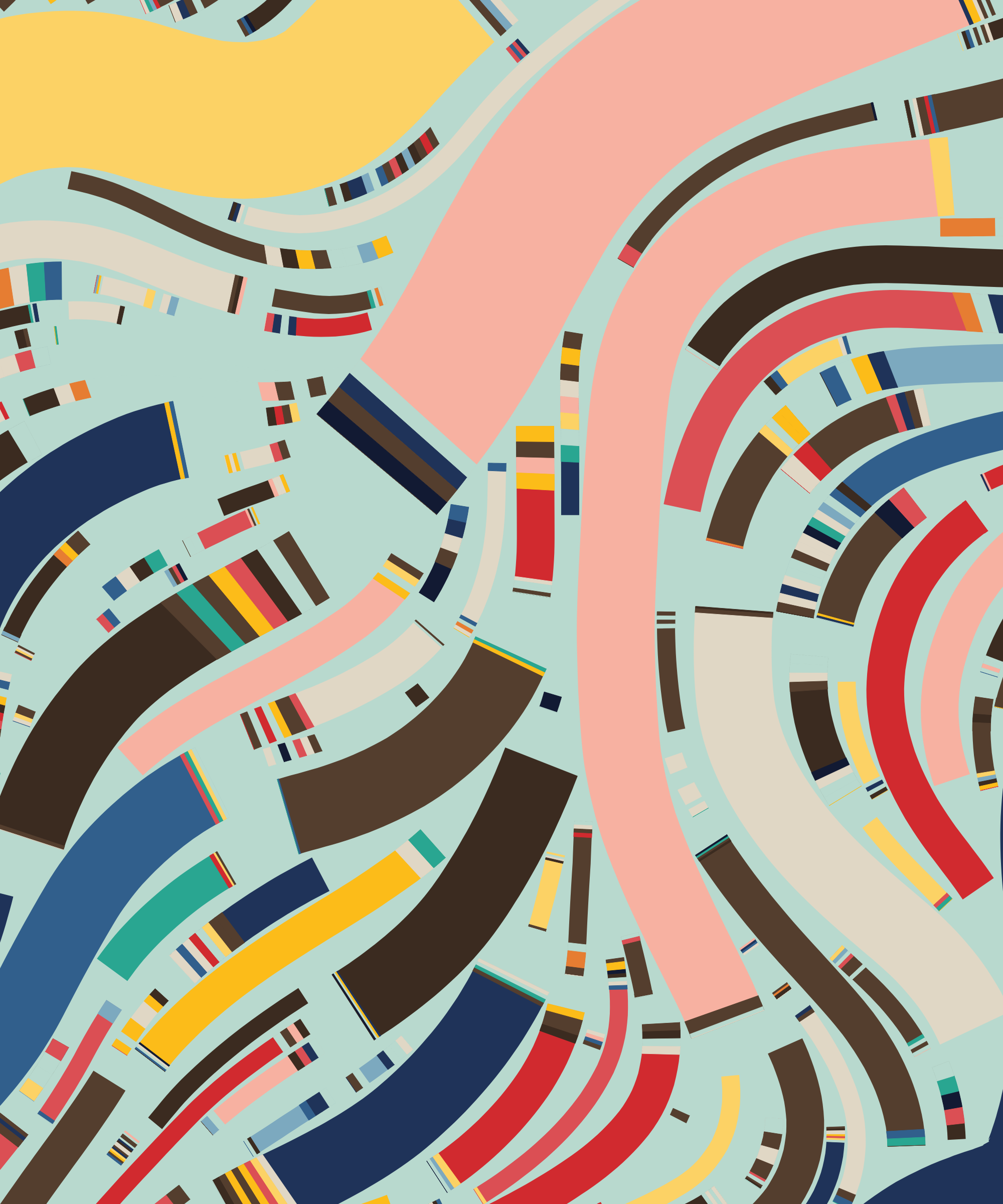 Art Blocks - Art Blocks v2 - Fidenza #562 - NFT # 78000562