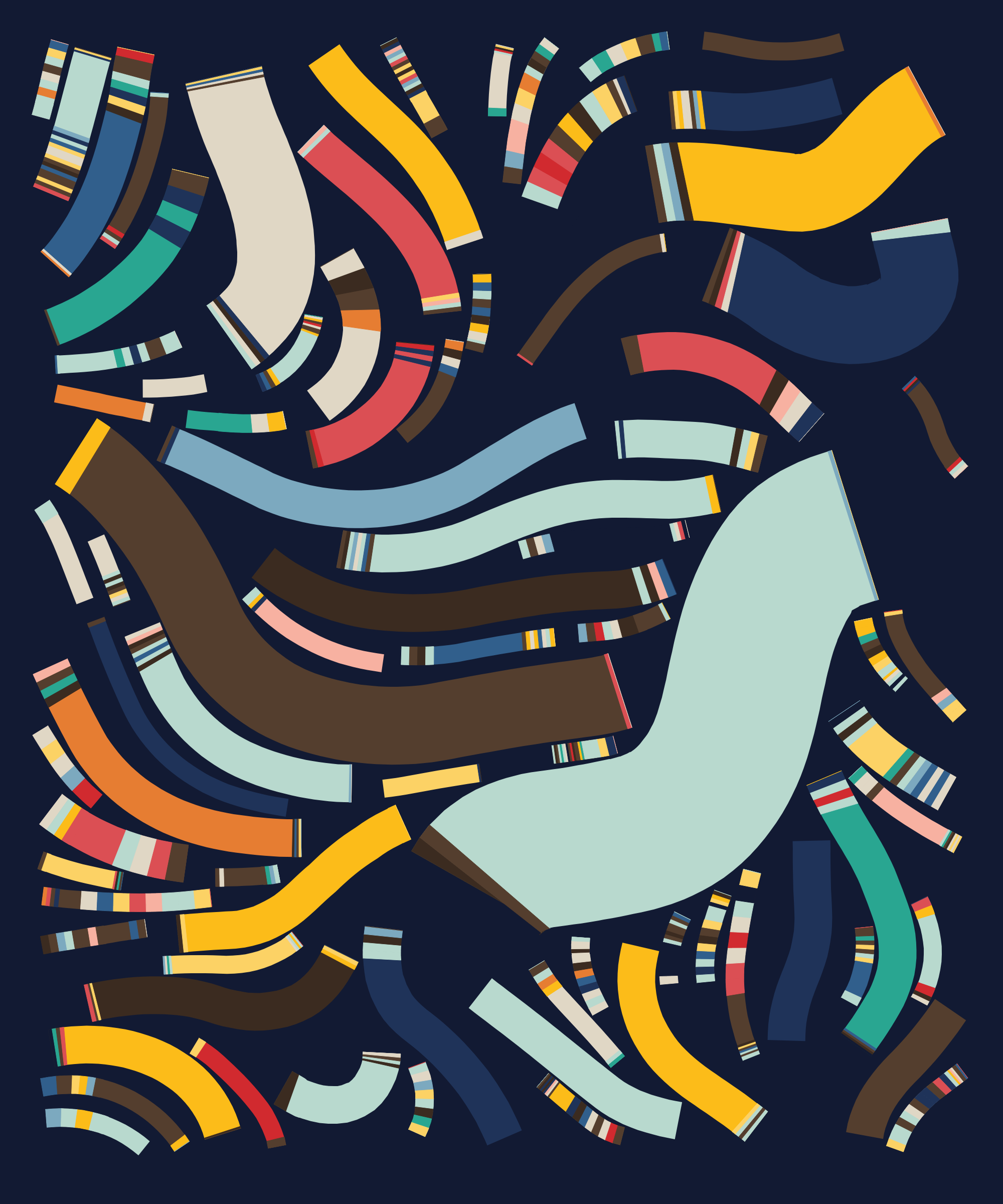 Art Blocks - Art Blocks v2 - Fidenza #566 - NFT # 78000566