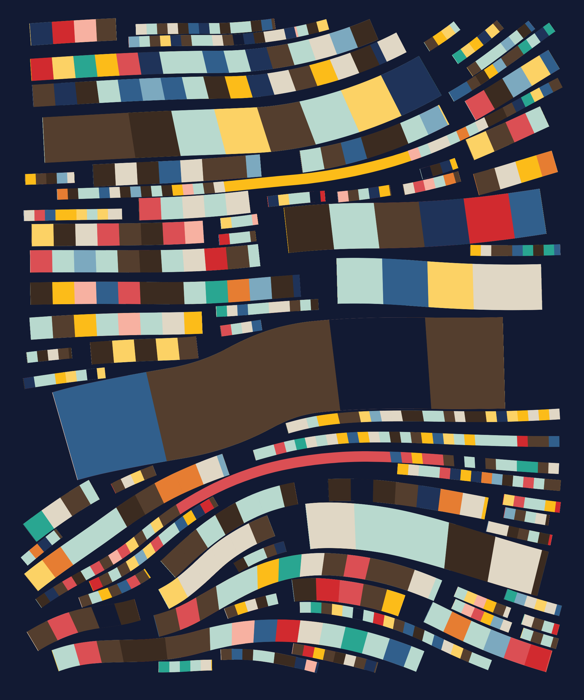 Art Blocks - Art Blocks v2 - Fidenza #568 - NFT # 78000568