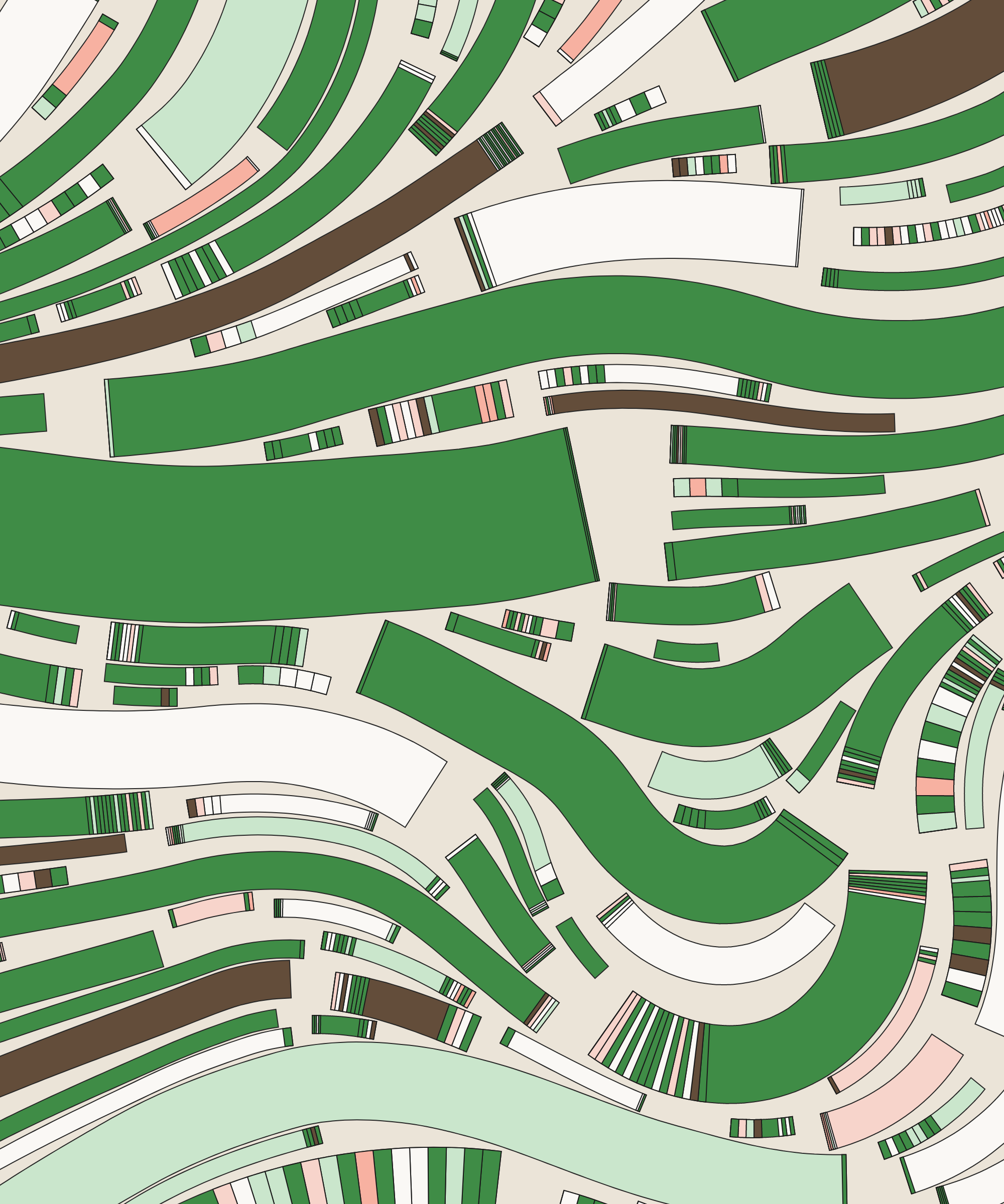 Art Blocks - Art Blocks v2 - Fidenza #577 - NFT # 78000577