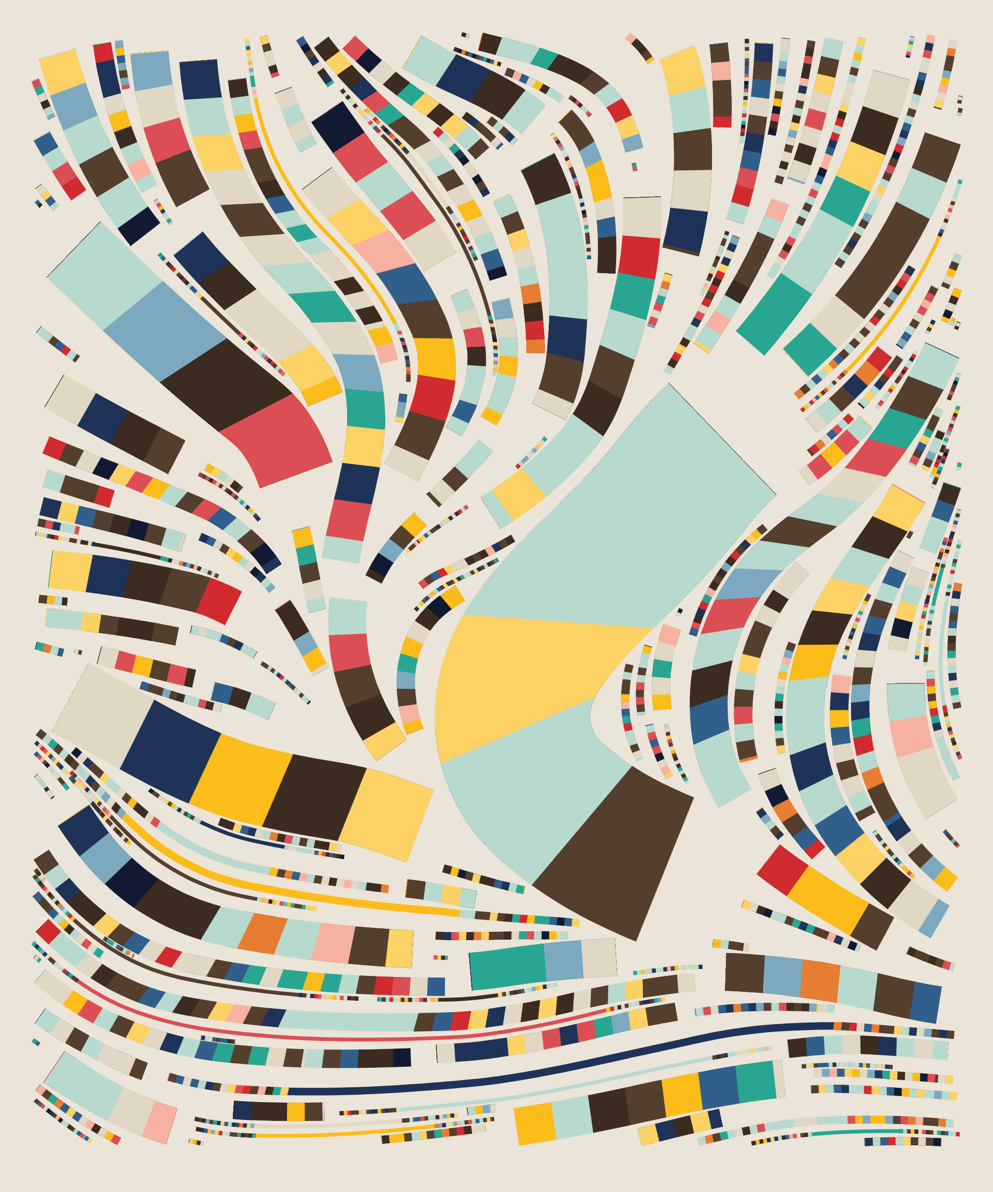 Art Blocks - Art Blocks v2 - Fidenza #582 - NFT # 78000582