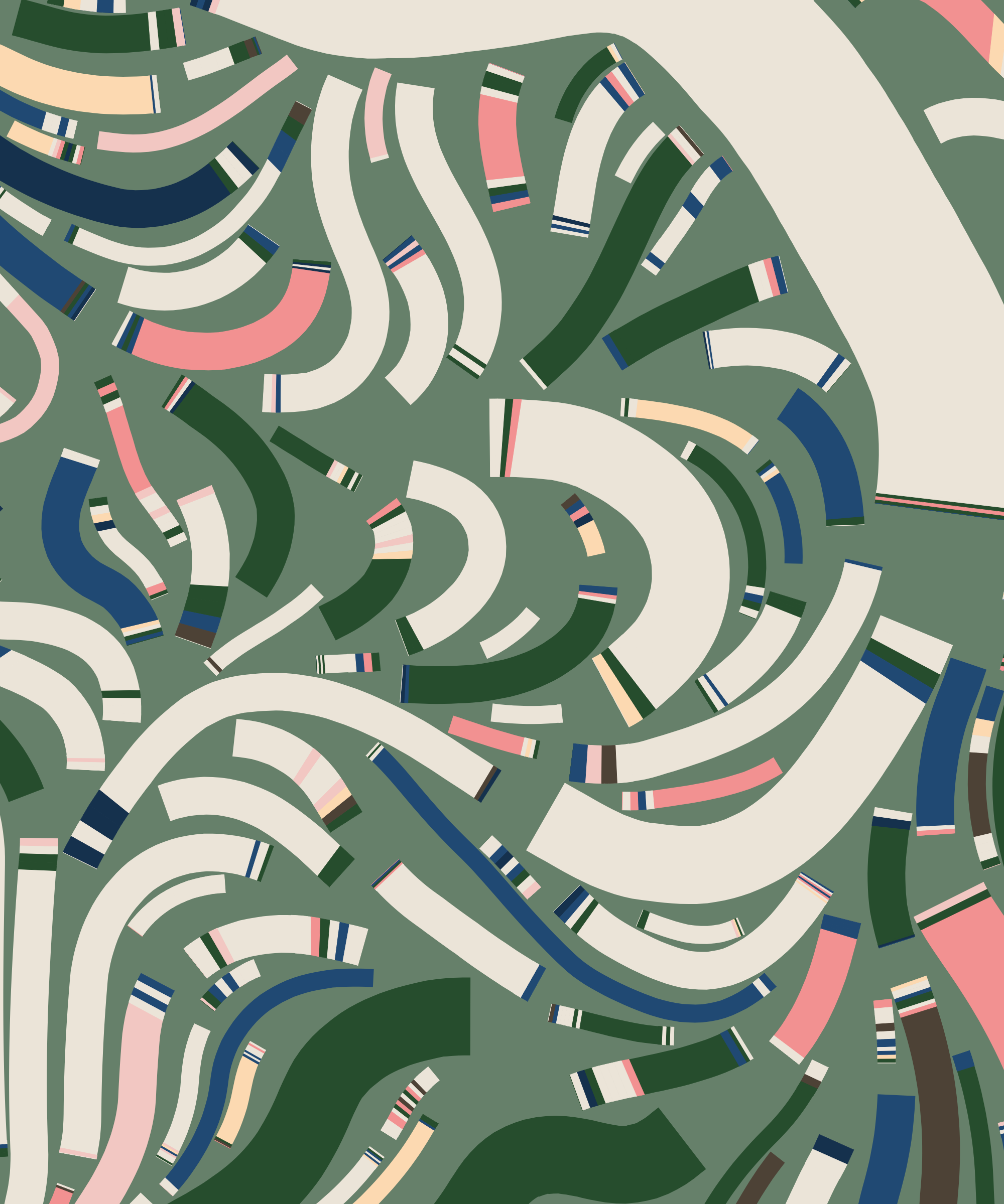 Art Blocks - Art Blocks v2 - Fidenza #601 - NFT # 78000601