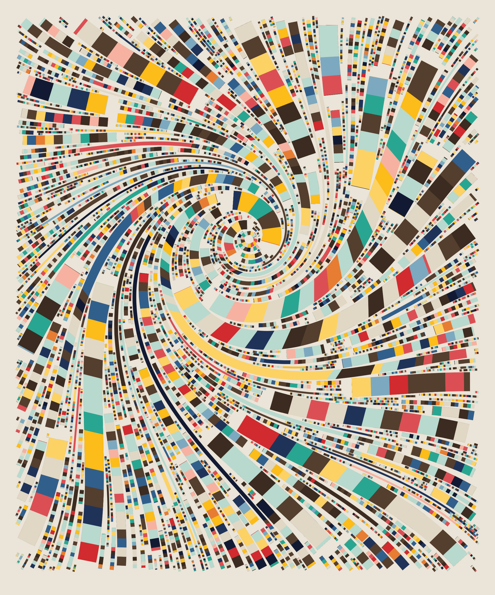 Art Blocks - Art Blocks v2 - Fidenza #612 - NFT # 78000612