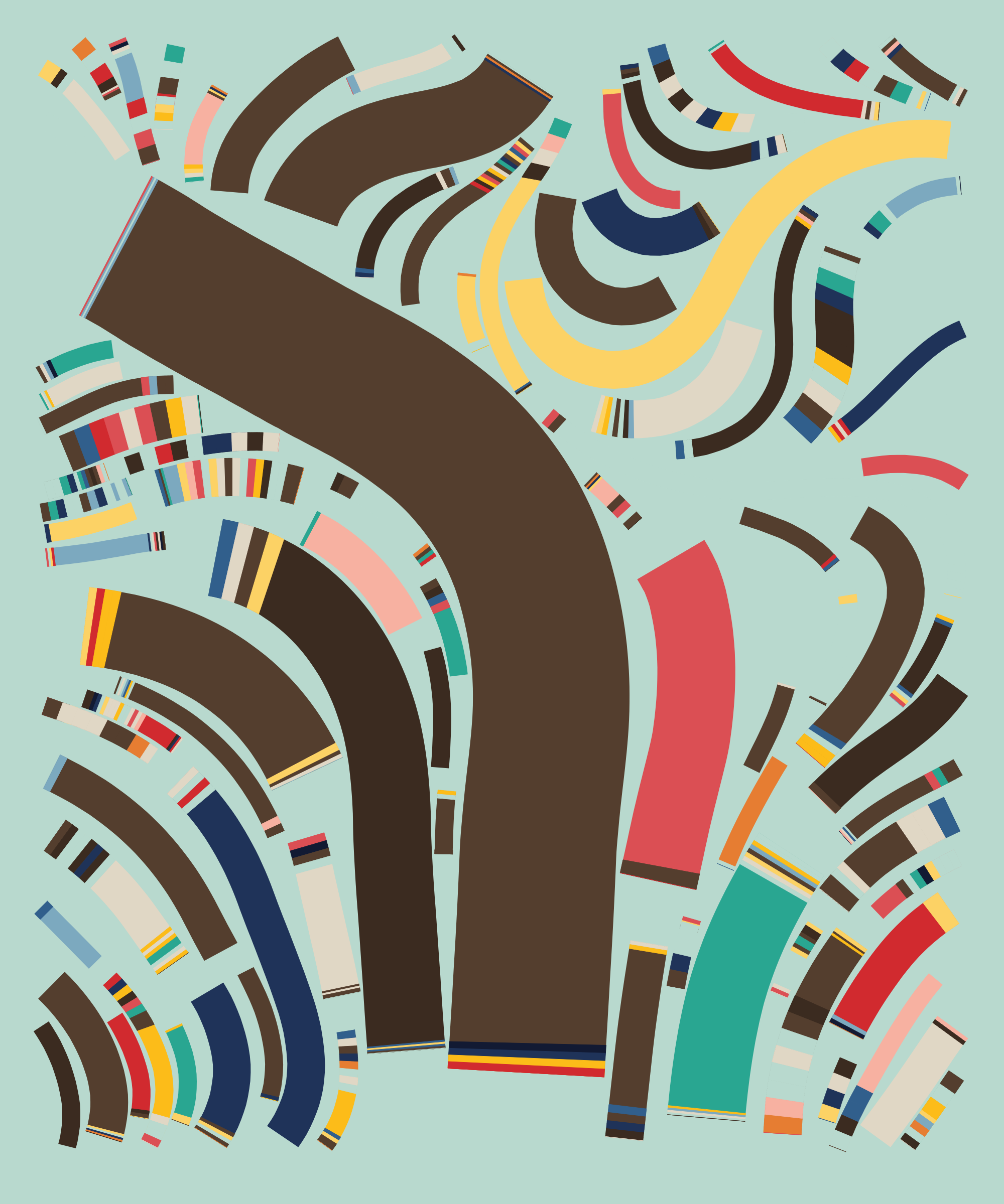 Art Blocks - Art Blocks v2 - Fidenza #627 - NFT # 78000627