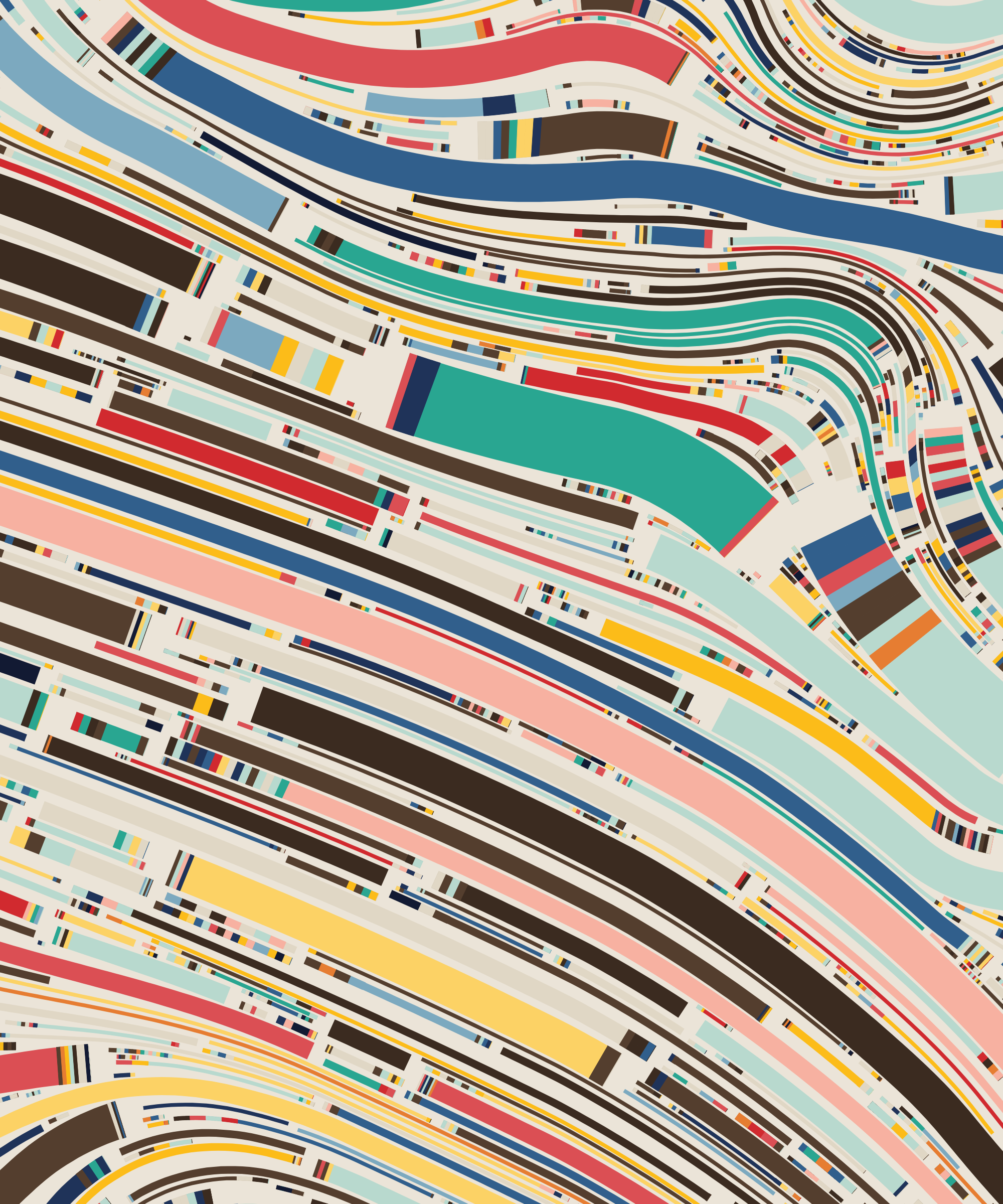 Art Blocks - Art Blocks v2 - Fidenza #632 - NFT # 78000632